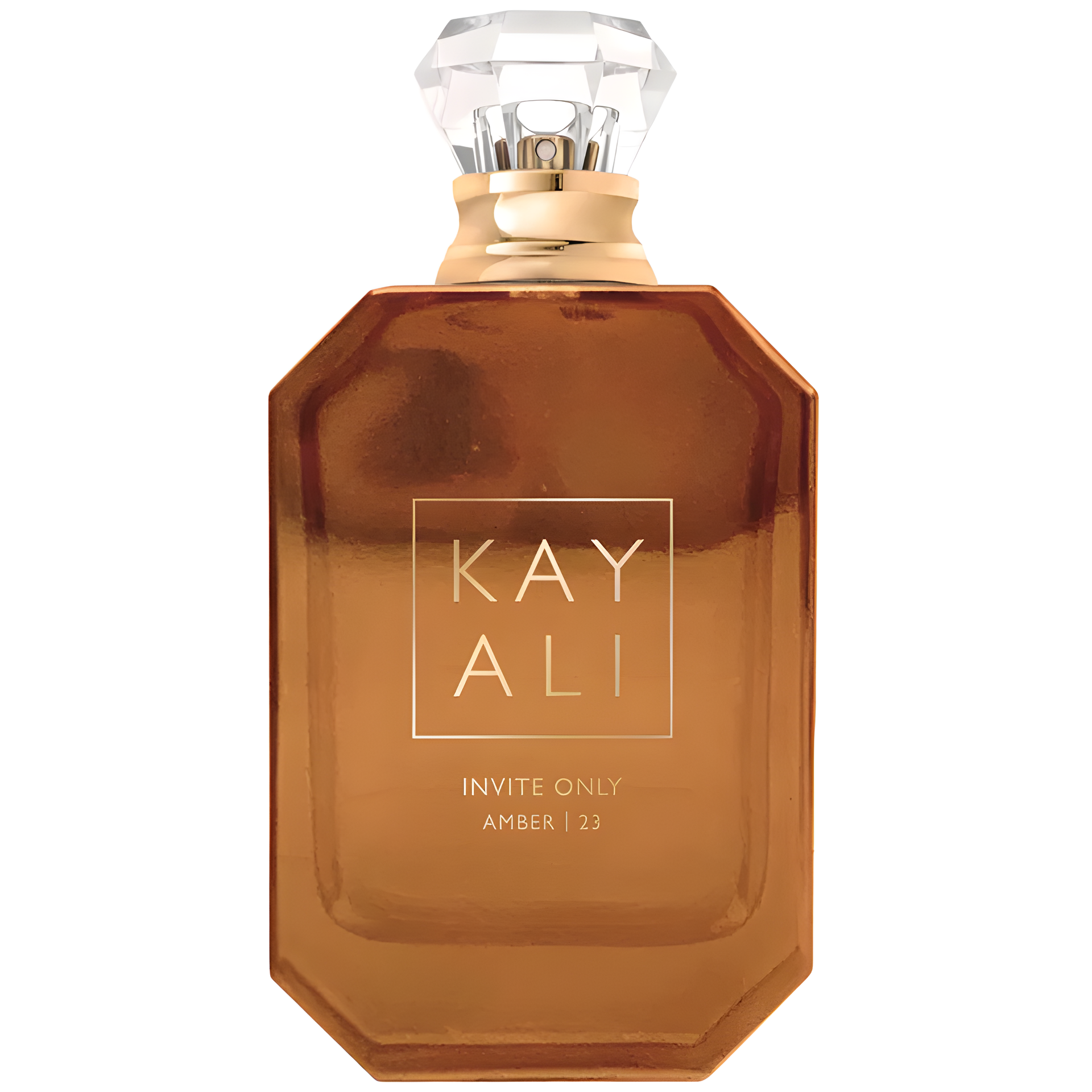 Invite Only Amber | 23 by Kayali Fragrances perfume bottle