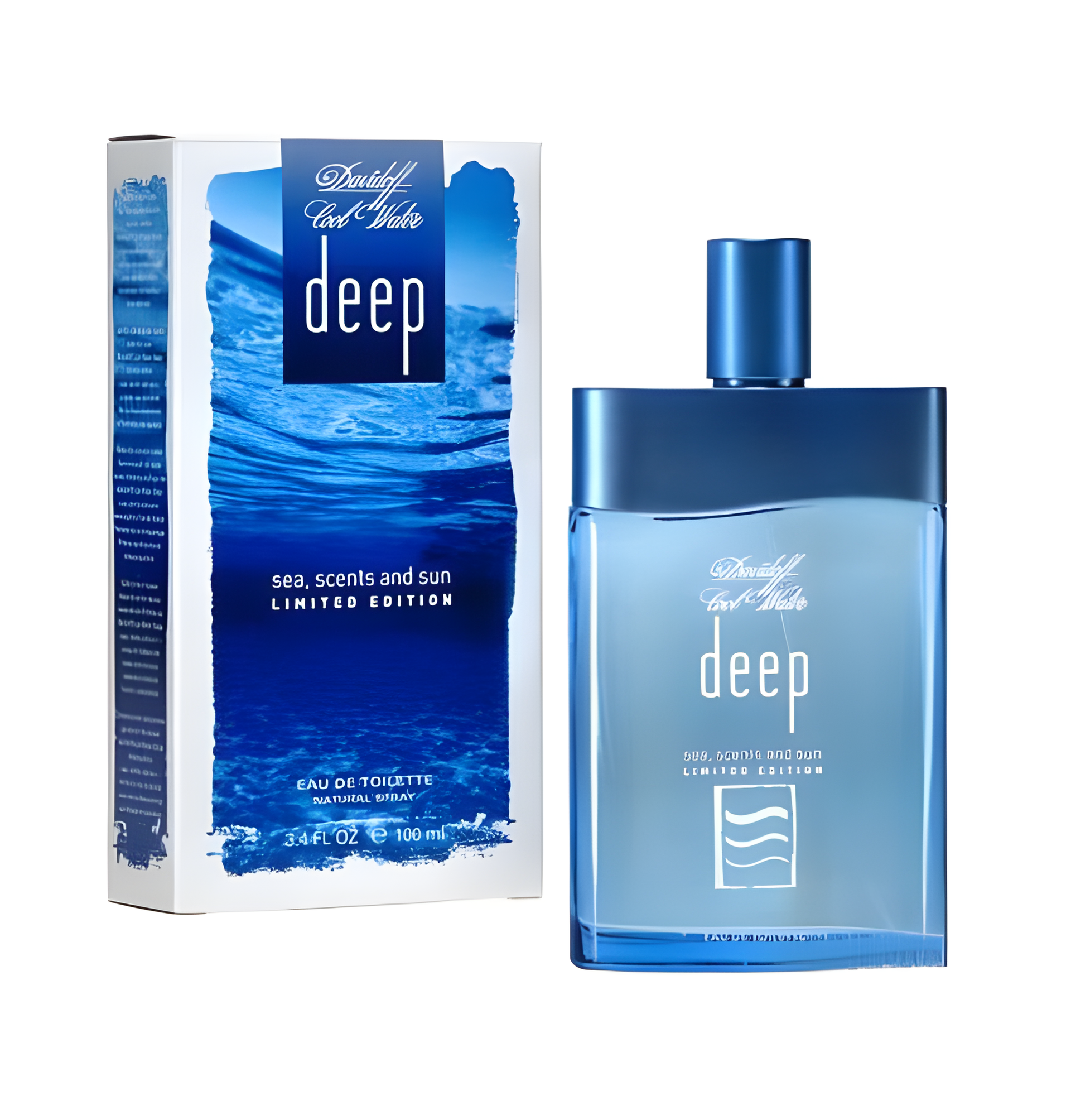 Cool Water Deep Sea Scent and Sun by Davidoff perfume bottle