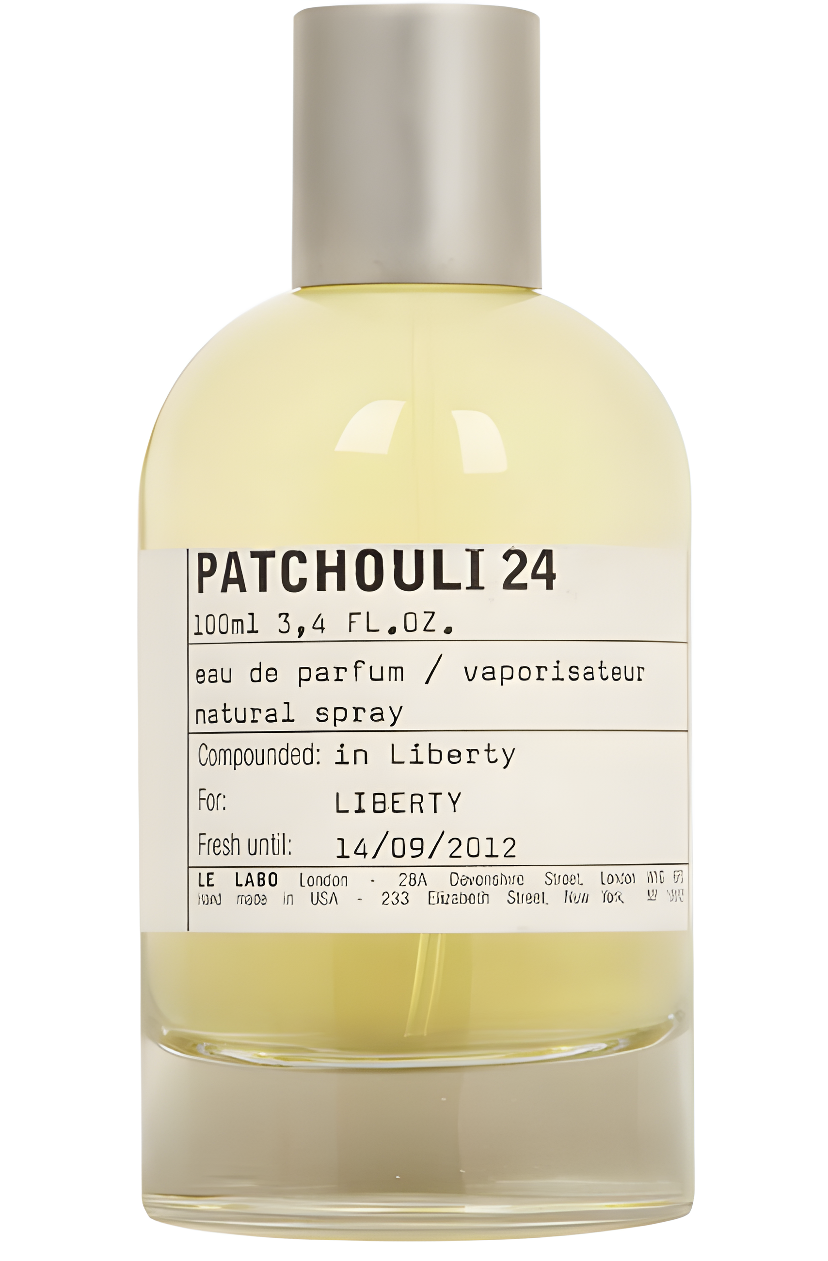 Patchouli 24 by Le Labo perfume bottle