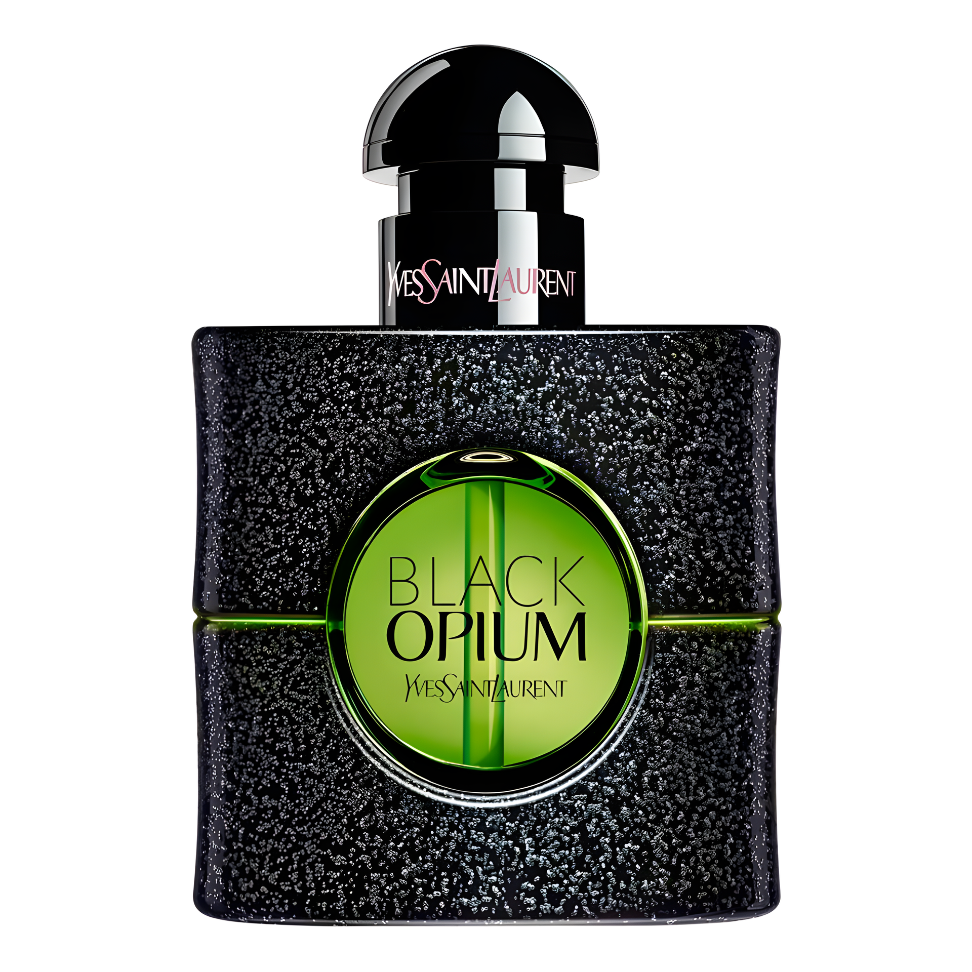 Black Opium Illicit Green by Yves Saint Laurent perfume bottle