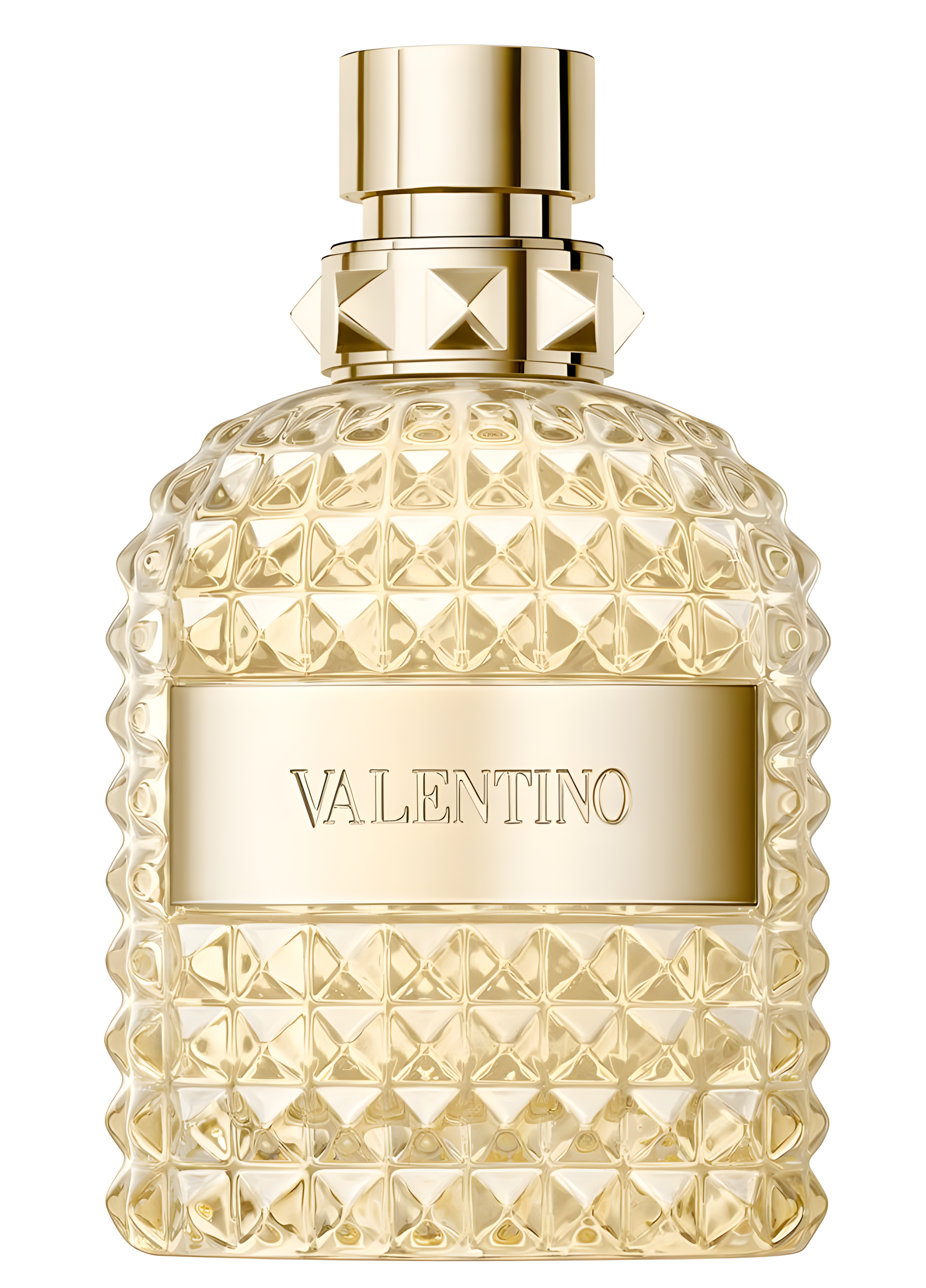 Born in Roma the Gold Uomo by Valentino perfume bottle