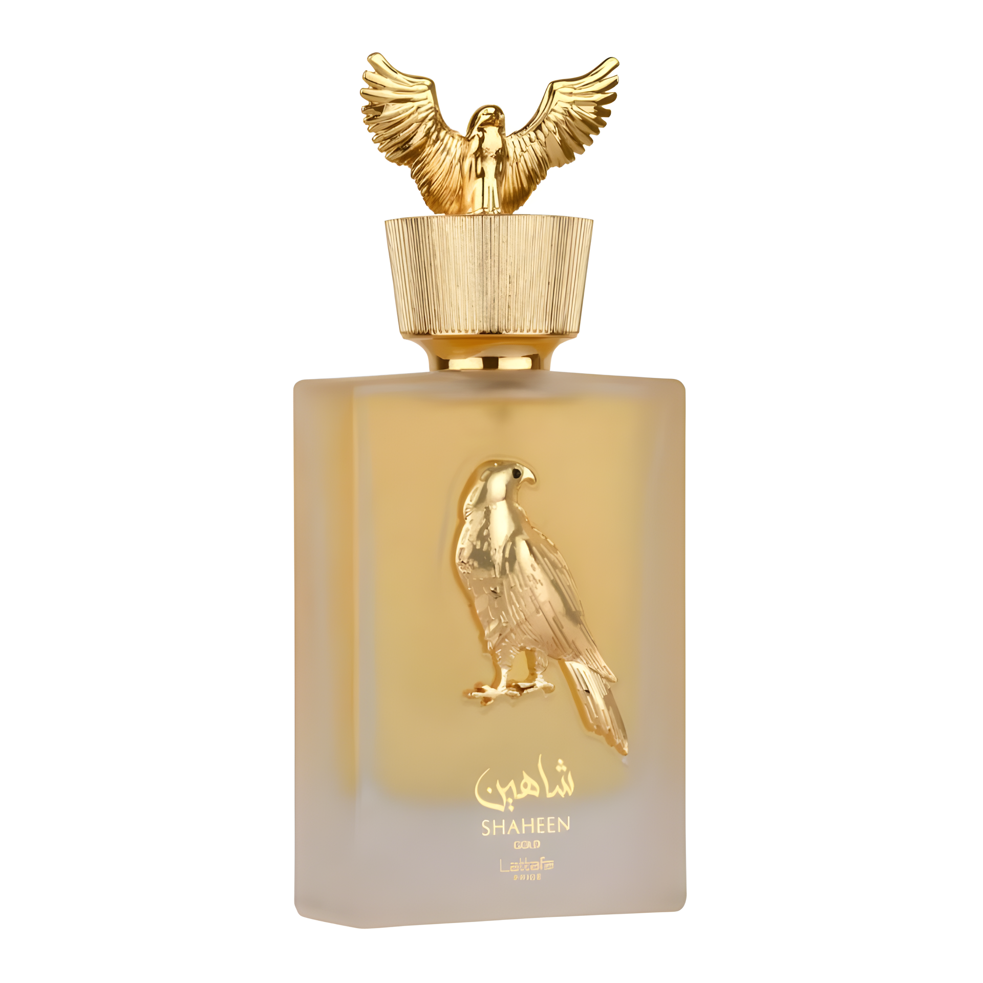 Shaheen Gold by Lattafa Perfumes perfume bottle
