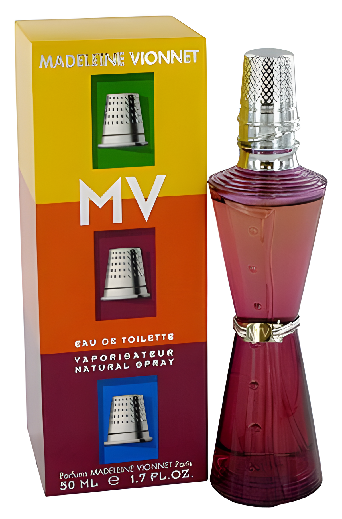 MV by Madeleine Vionnet perfume bottle