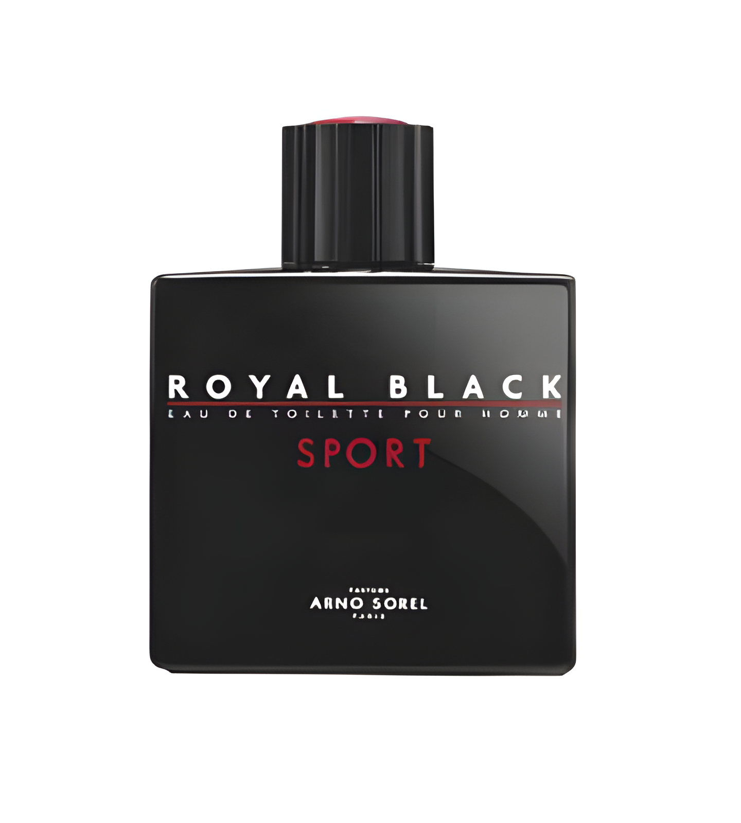 Royal Black Sport by Arno Sorel perfume bottle
