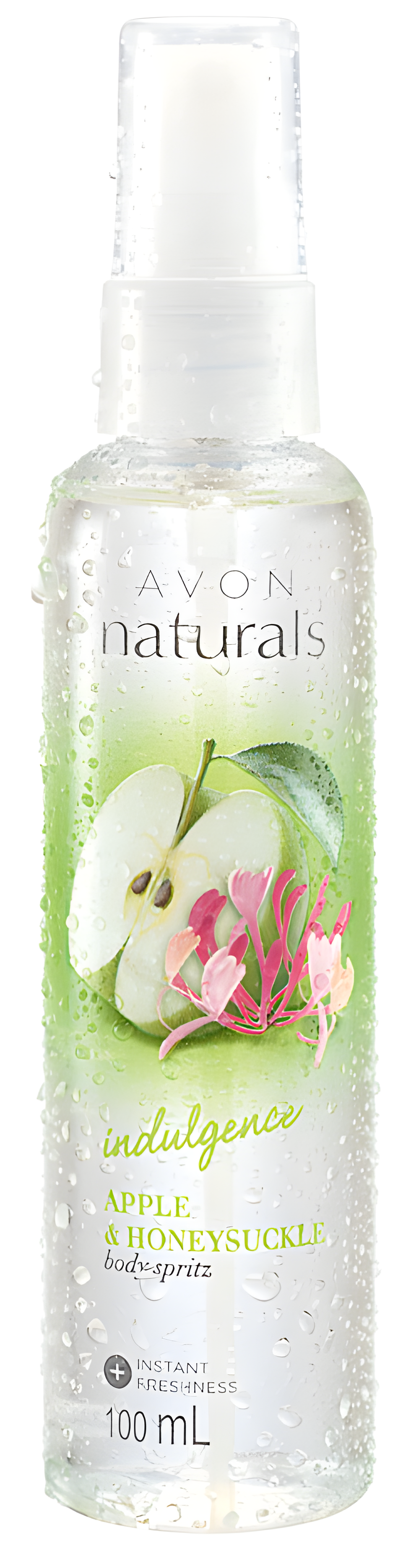 Indulgence Apple & Honeysuckle by Avon perfume bottle