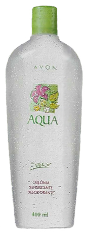 Aqua by Avon perfume bottle