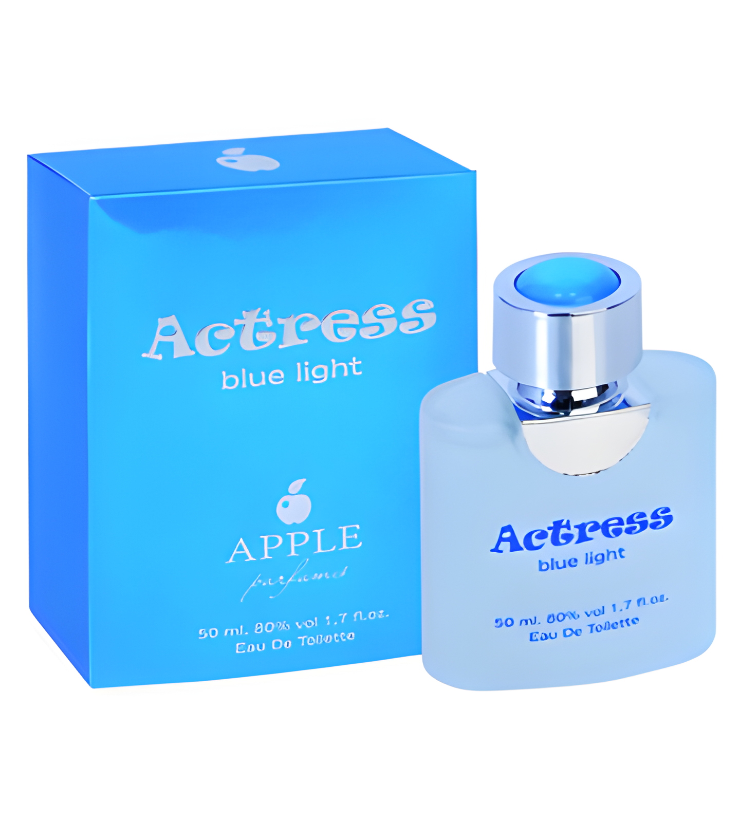 Actress Blue Light by Apple Parfums perfume bottle