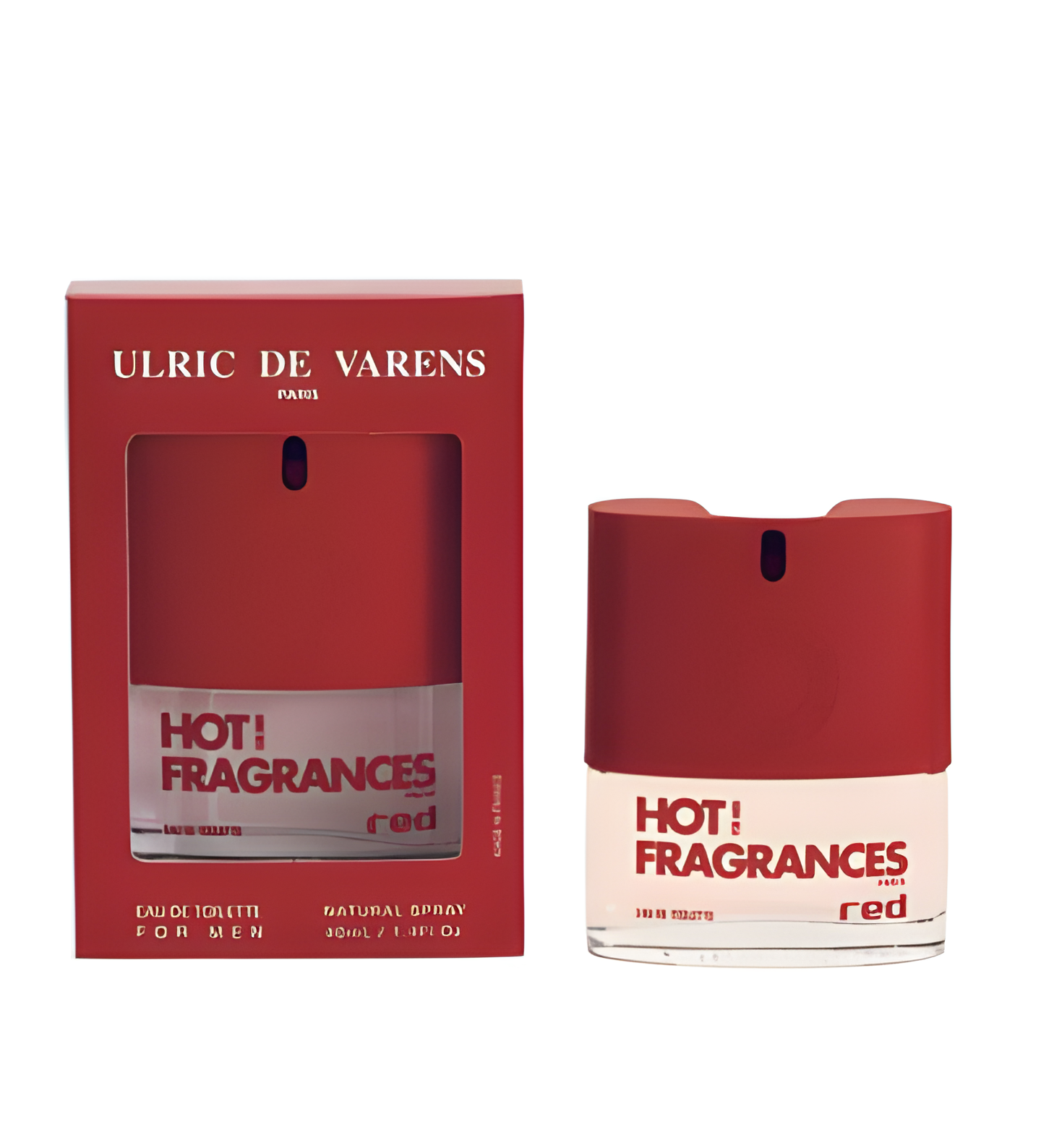 Hot! Fragrances Red by Ulric de Varens perfume bottle