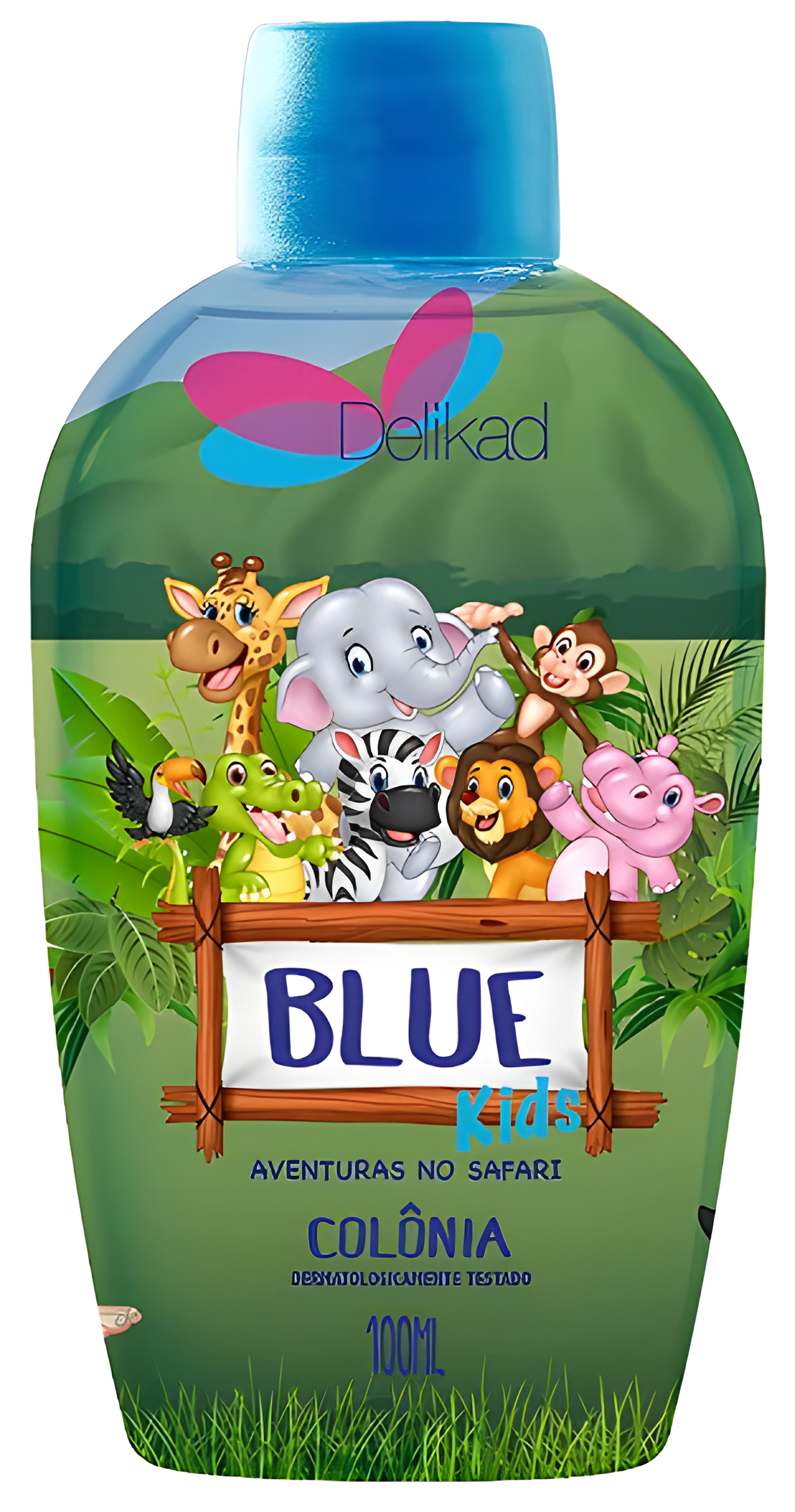 Aventuras No Safari Blue Kids by Delikad perfume bottle