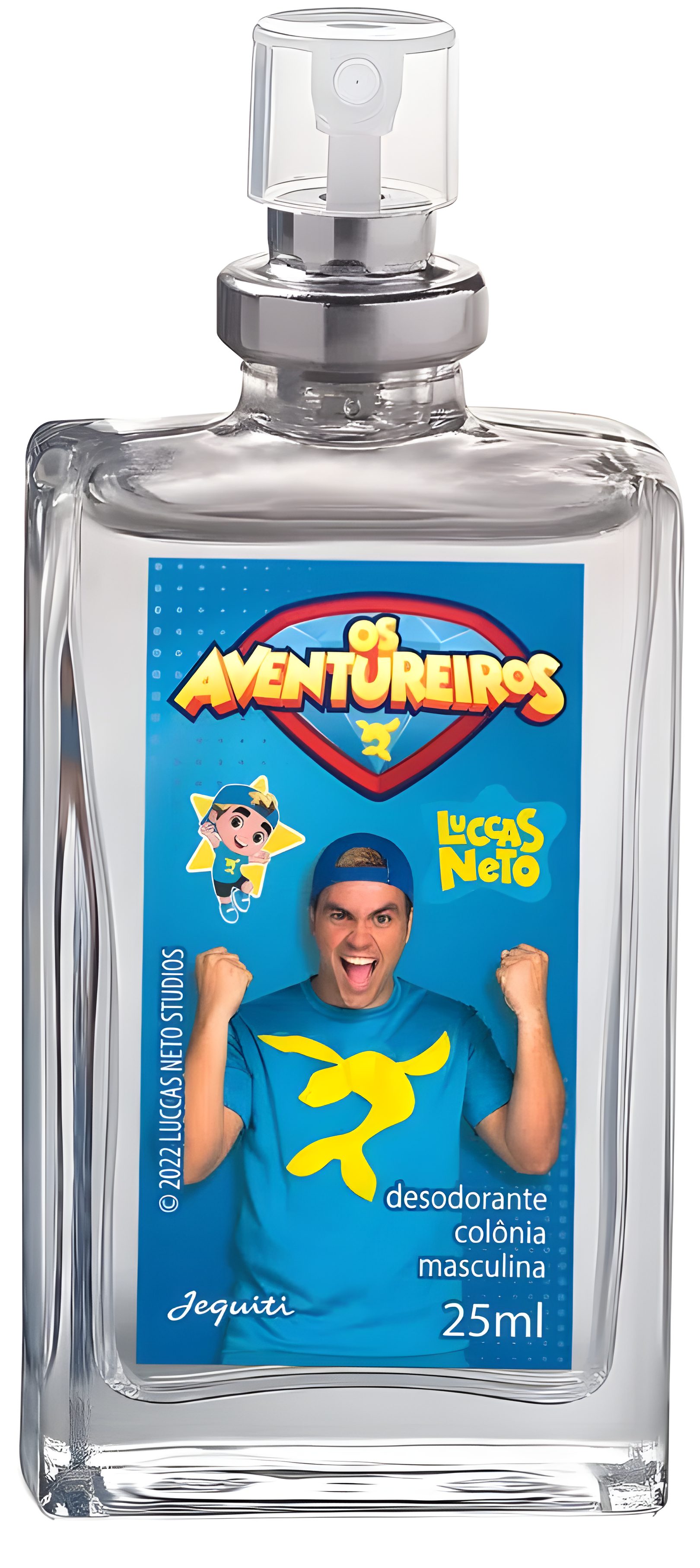 Luccas Neto Aventureiro Azul by Jequiti perfume bottle