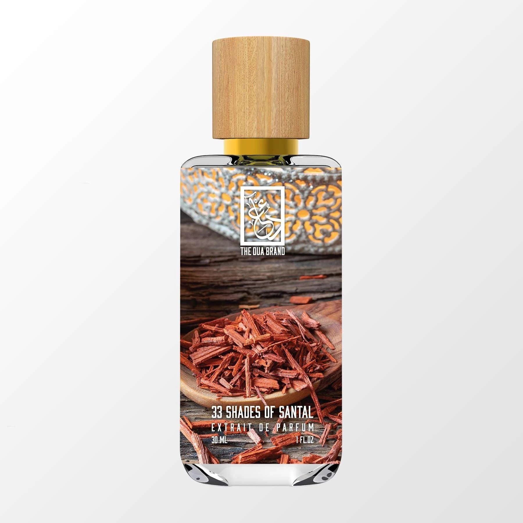 33 Shades of Santal by The Dua Brand perfume bottle