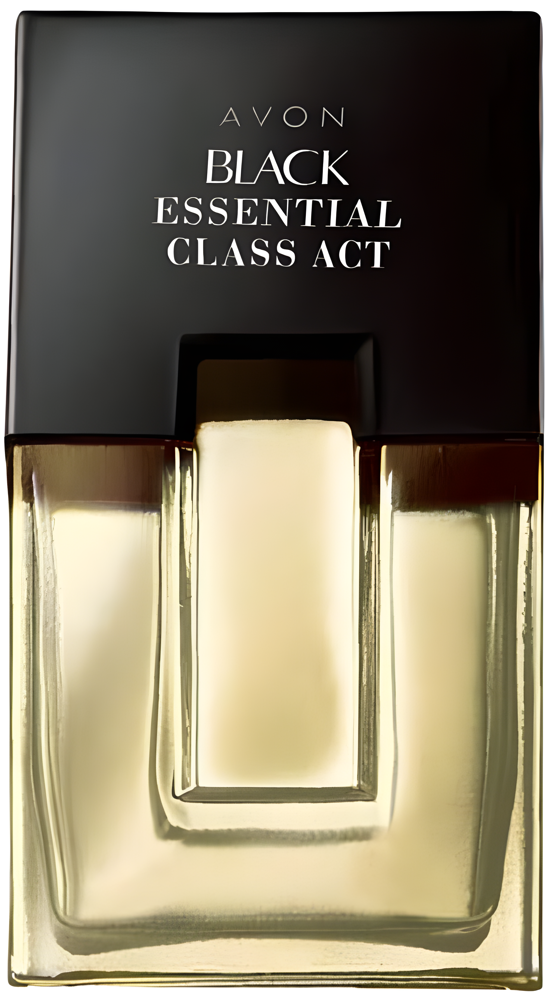 Black Essential Class Act by Avon perfume bottle