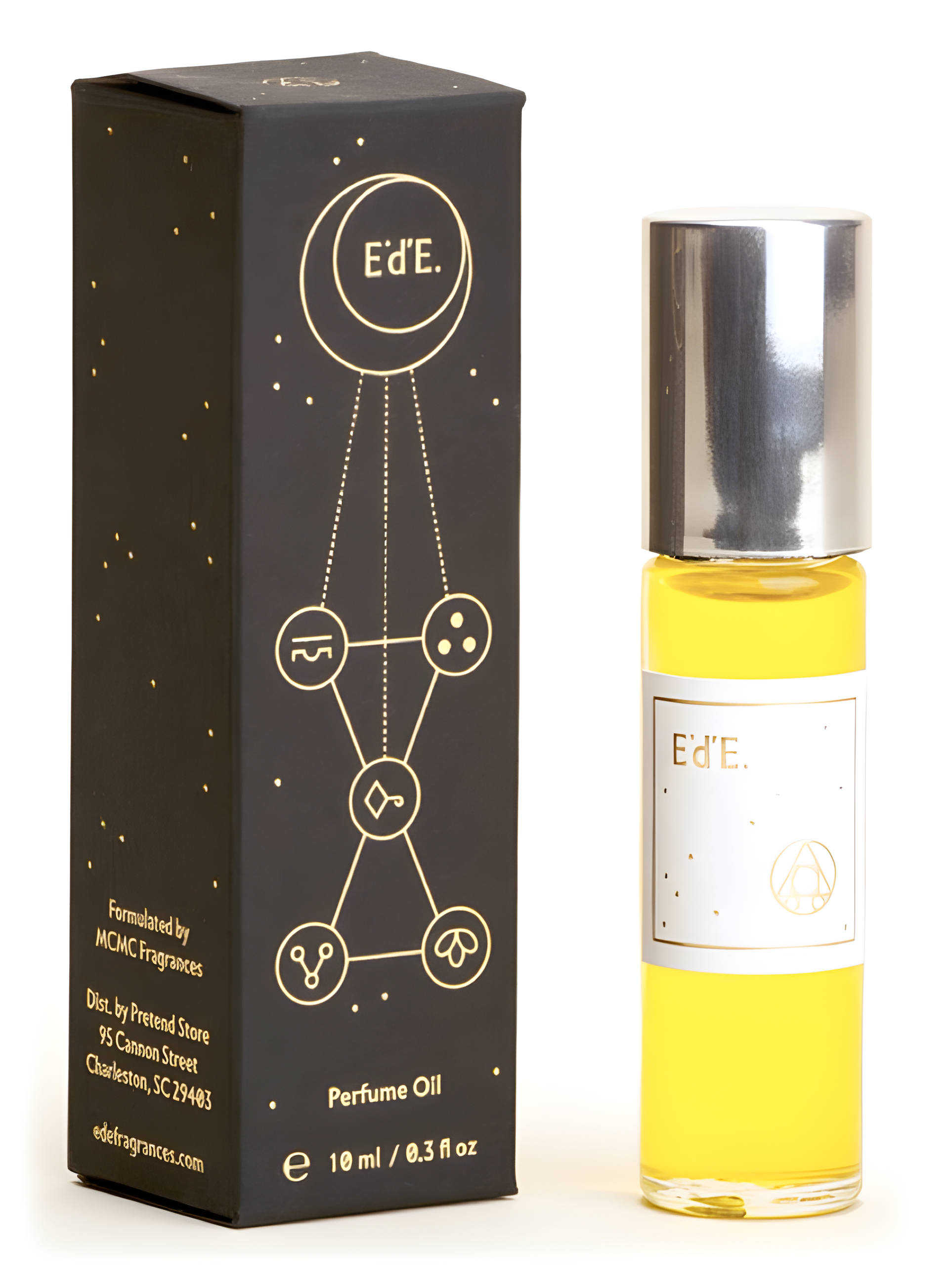 E.d'E. BLACK Perfume Oil by MCMC Fragrances perfume bottle