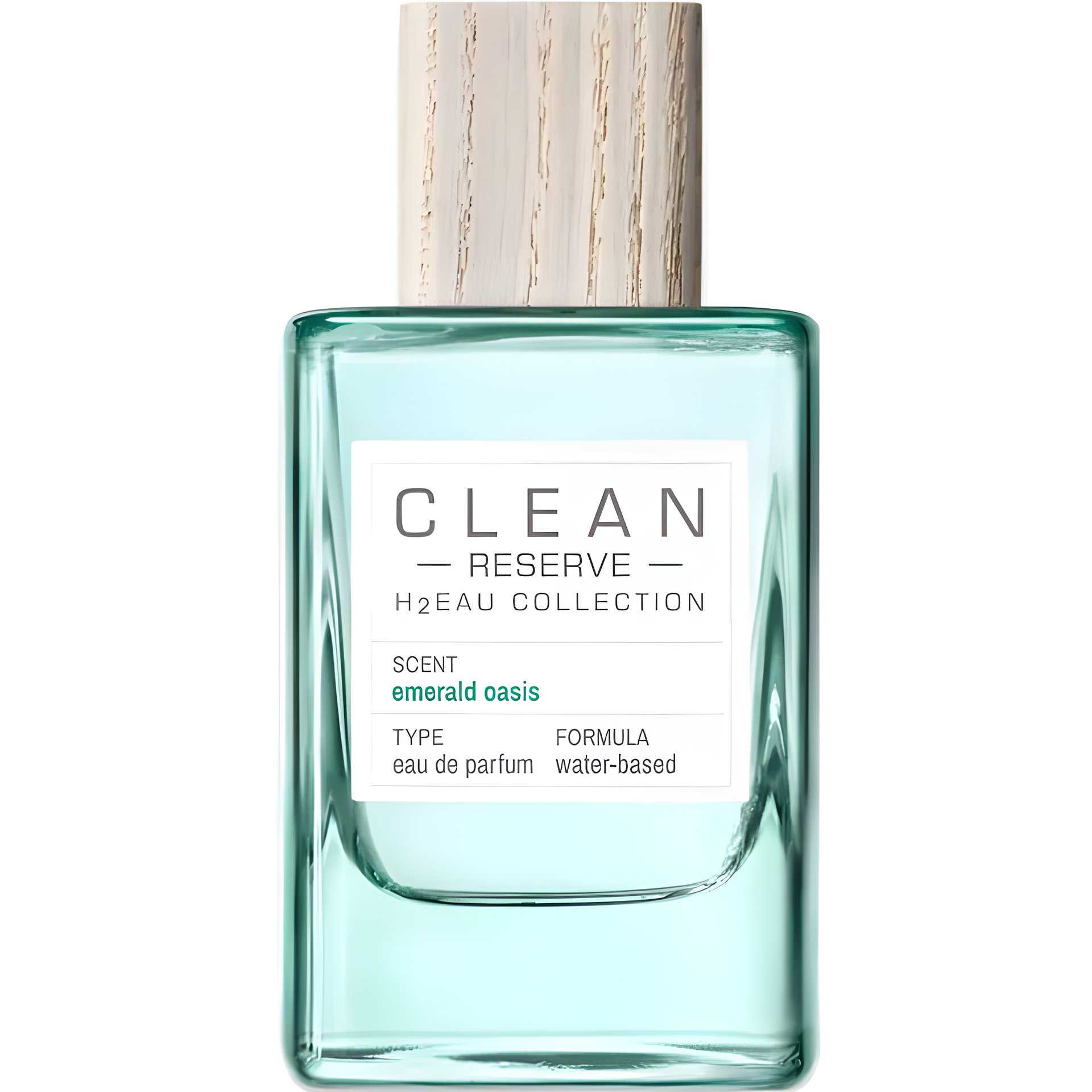 H2Eau Emerald Oasis by Clean perfume bottle