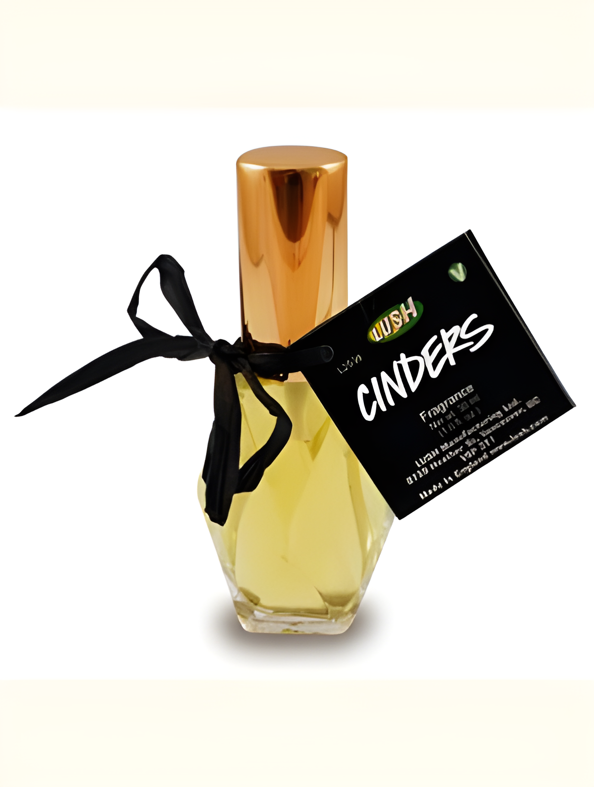Cinders by Lush perfume bottle