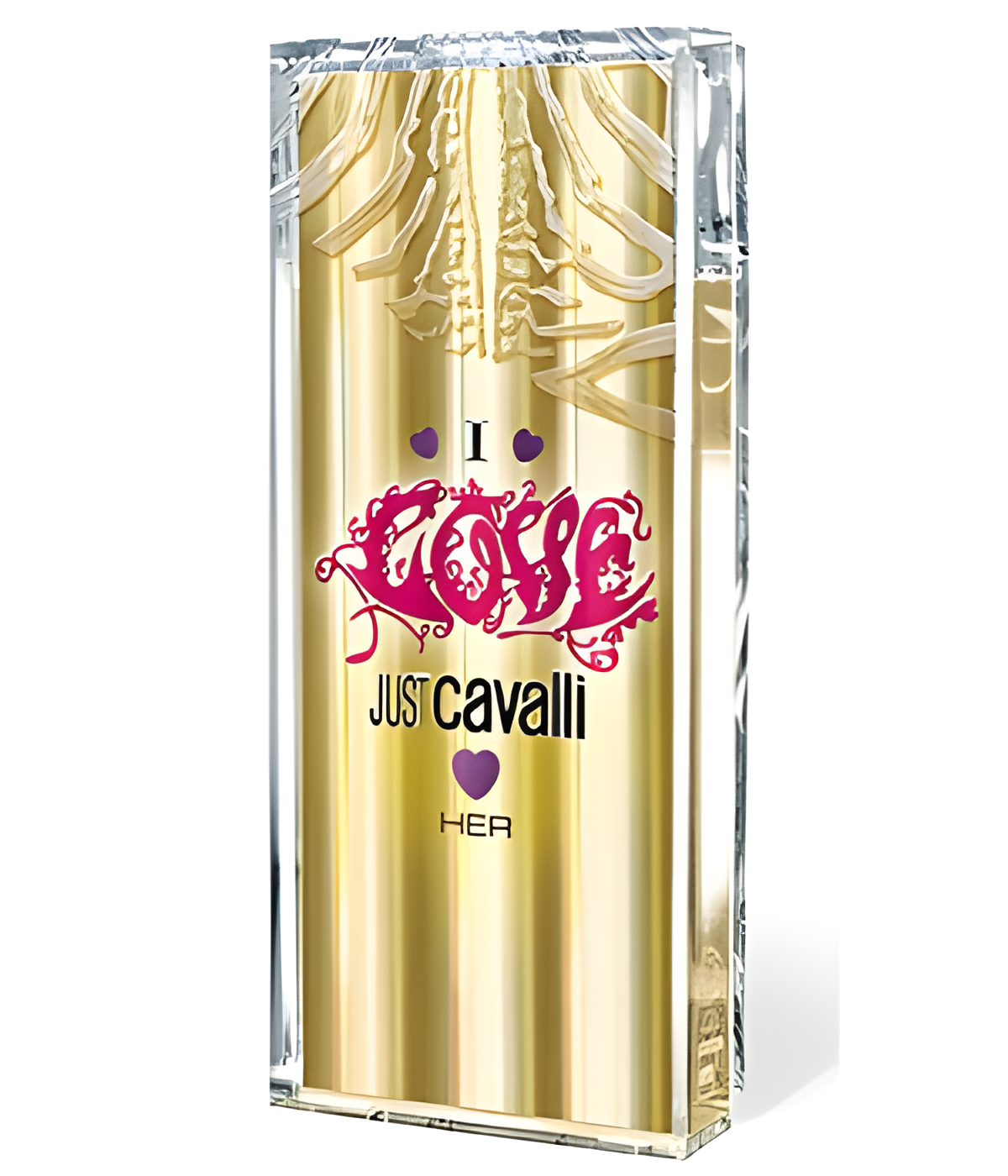 Just Cavalli I Love Her by Roberto Cavalli perfume bottle