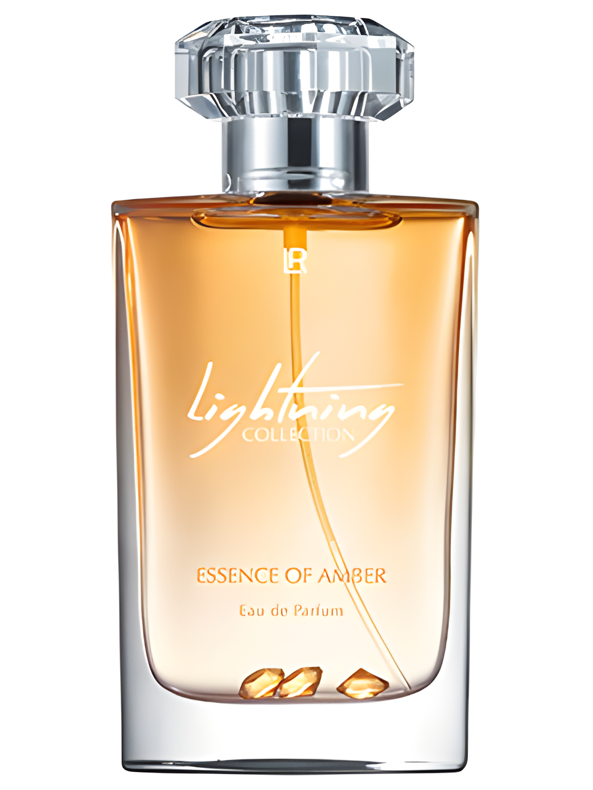 Emma Heming-Willis Essence of Amber by LR perfume bottle