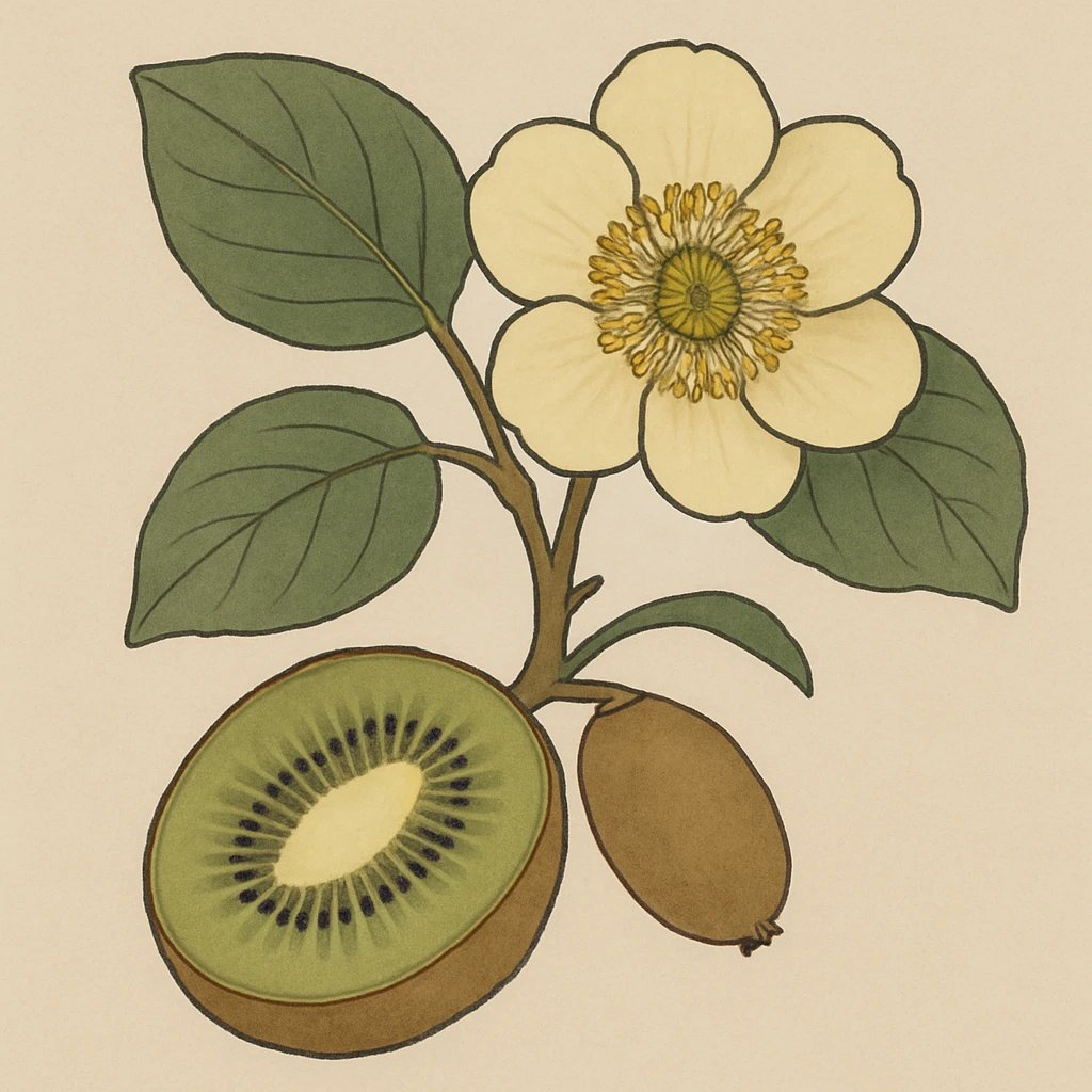 Picture of Kiwi blossom note