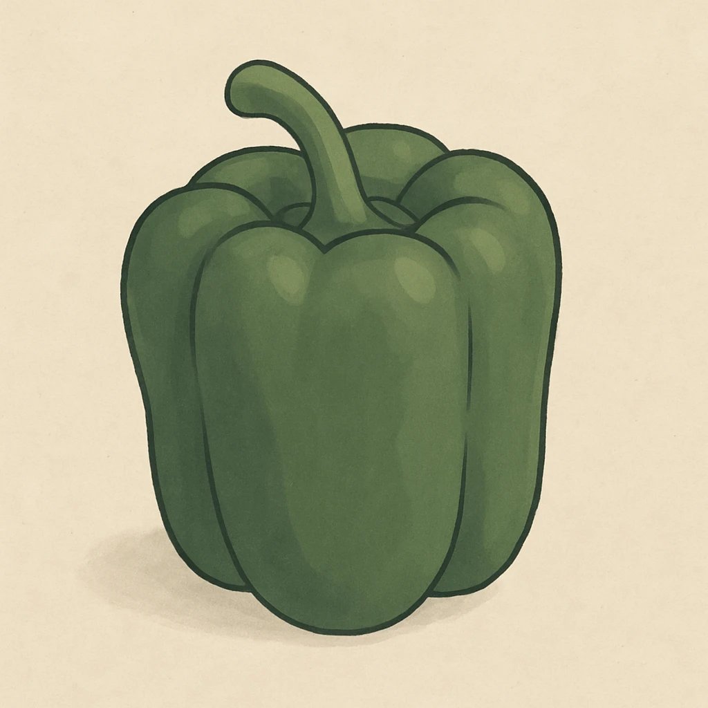 Picture of Green Bell Pepper note