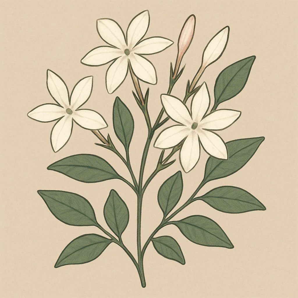 Picture of Jasminum Grandiflorum note