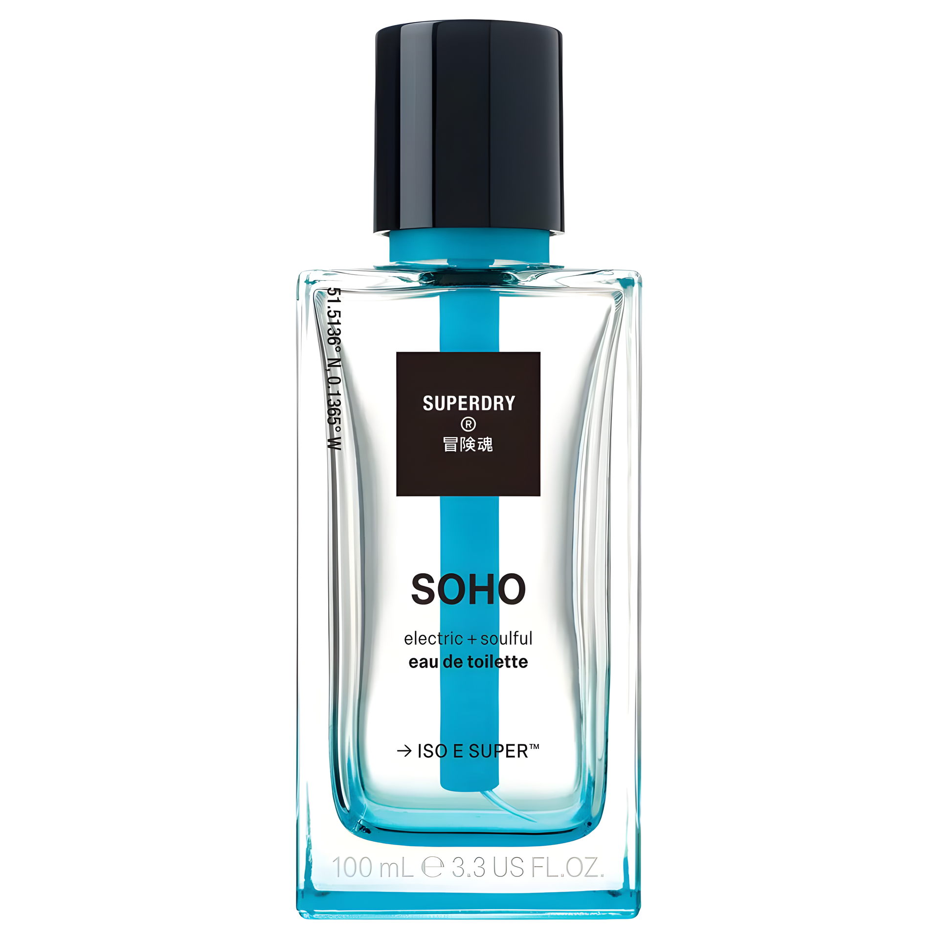 Soho by Superdry perfume bottle