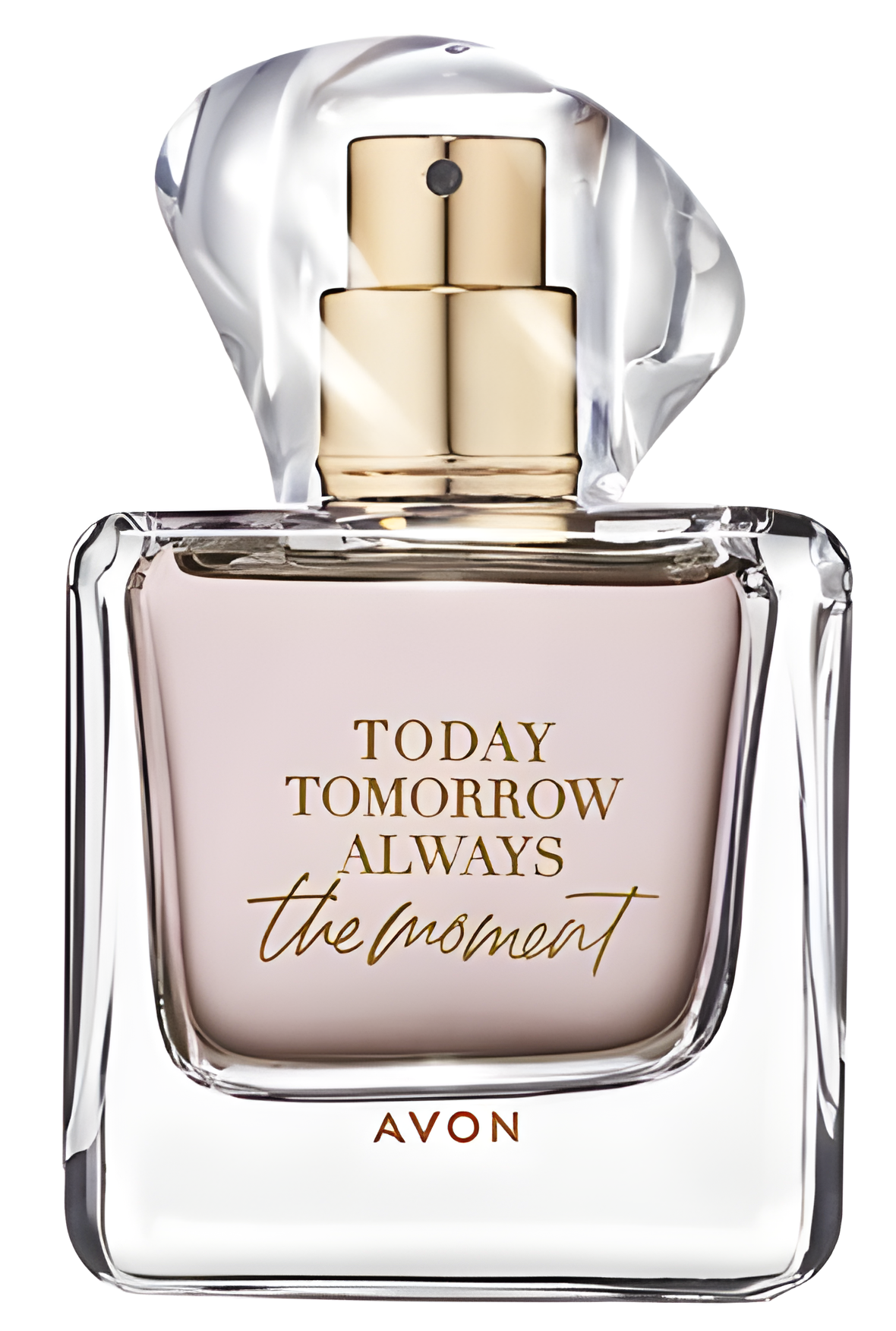 Today Tomorrow Always the Moment Her by Avon perfume bottle