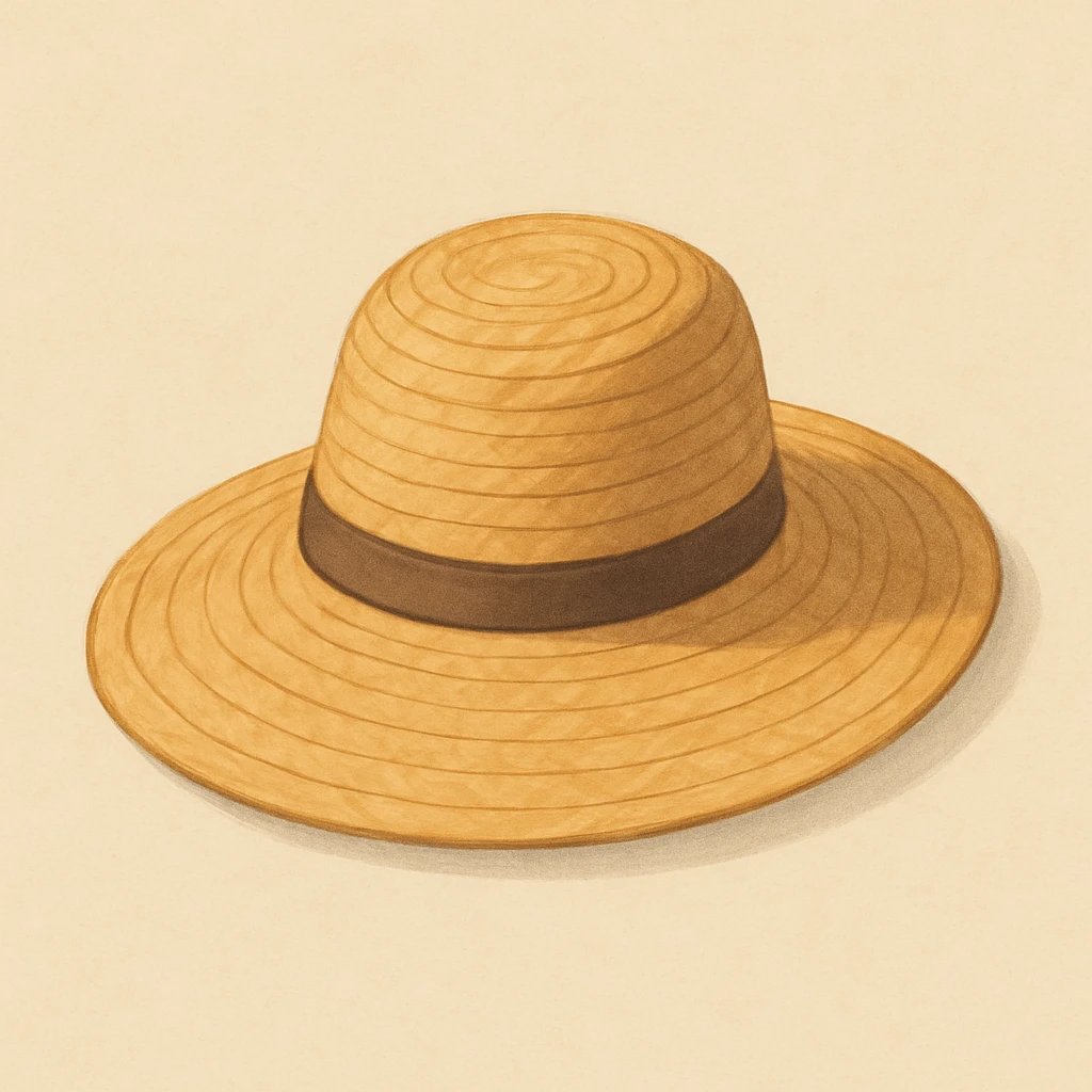 Picture of Hat Straw note