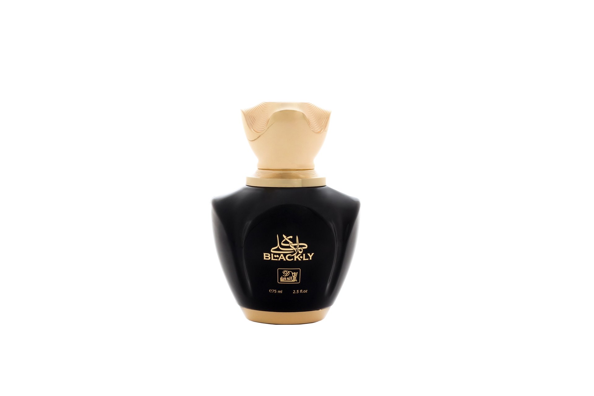 BLACKLY by Aldakheel Oud perfume bottle