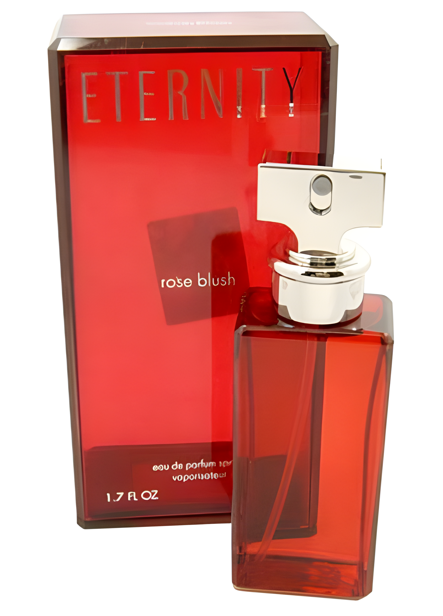 Eternity Rose Blush by Calvin Klein perfume bottle