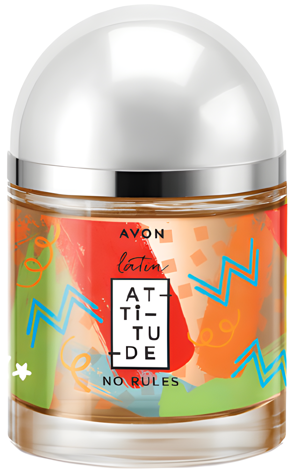 Latin Attitude No Rules by Avon perfume bottle