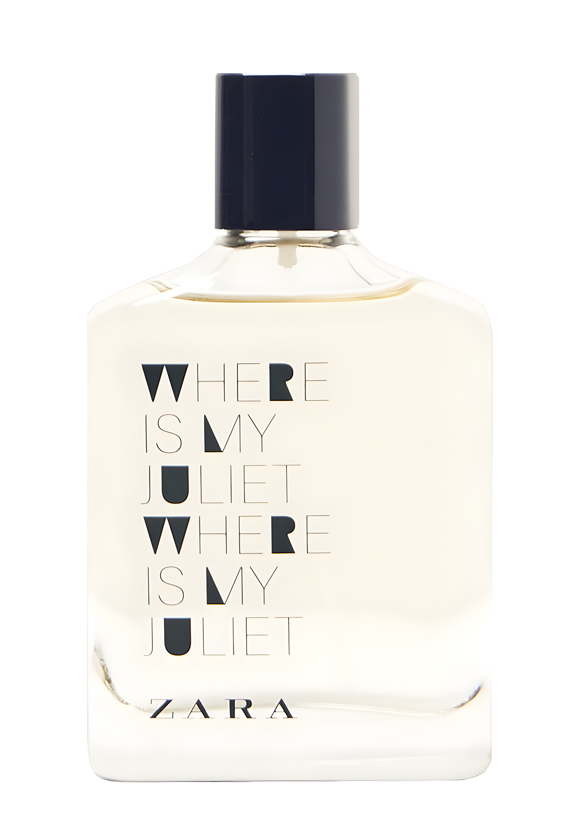 Where Is My Juliet by Zara perfume bottle