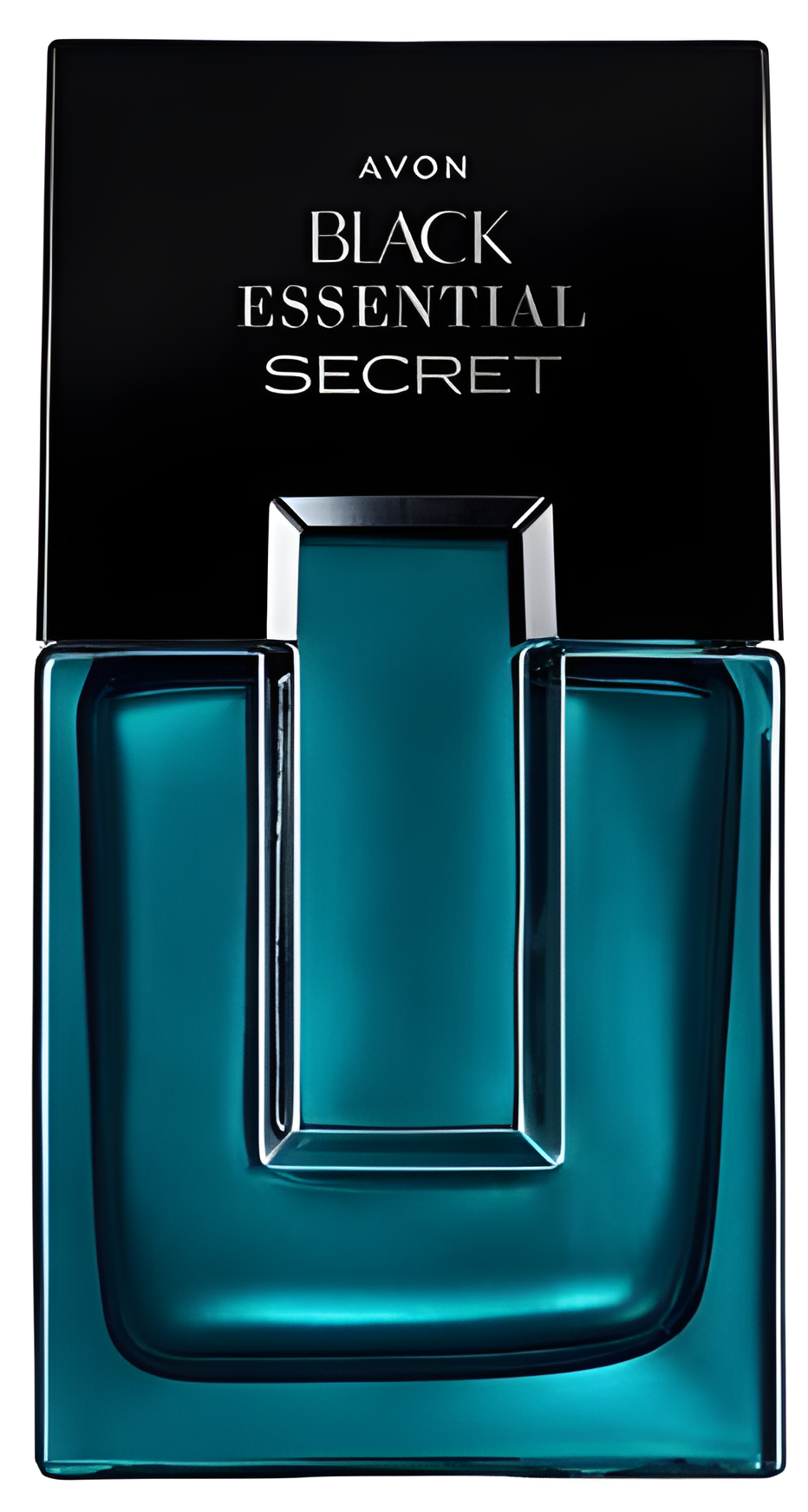 Black Essential Secret by Avon perfume bottle