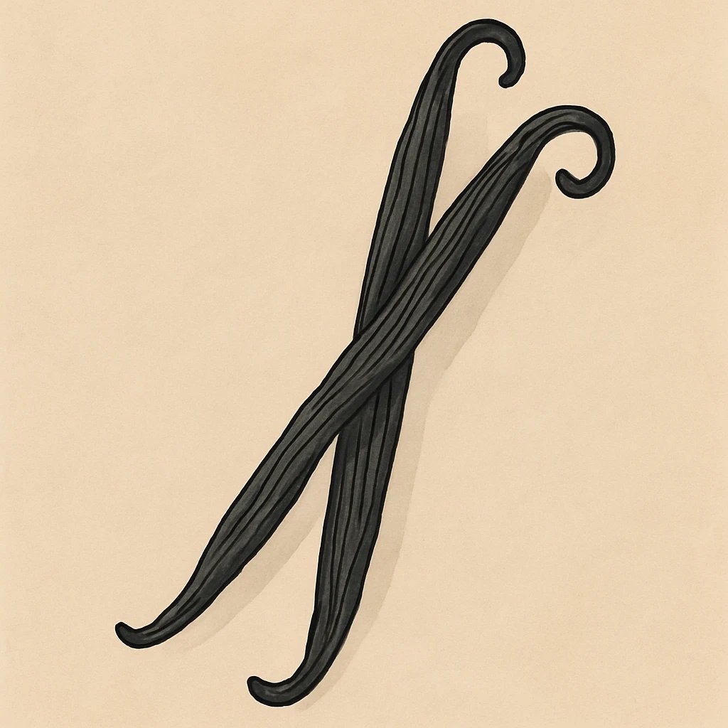 Picture of Black Vanilla Husk note