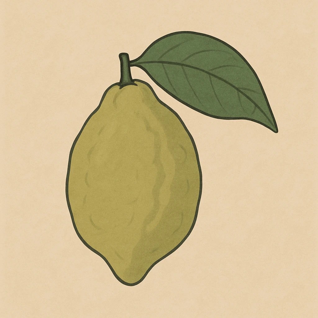 Picture of Citron Leaf note