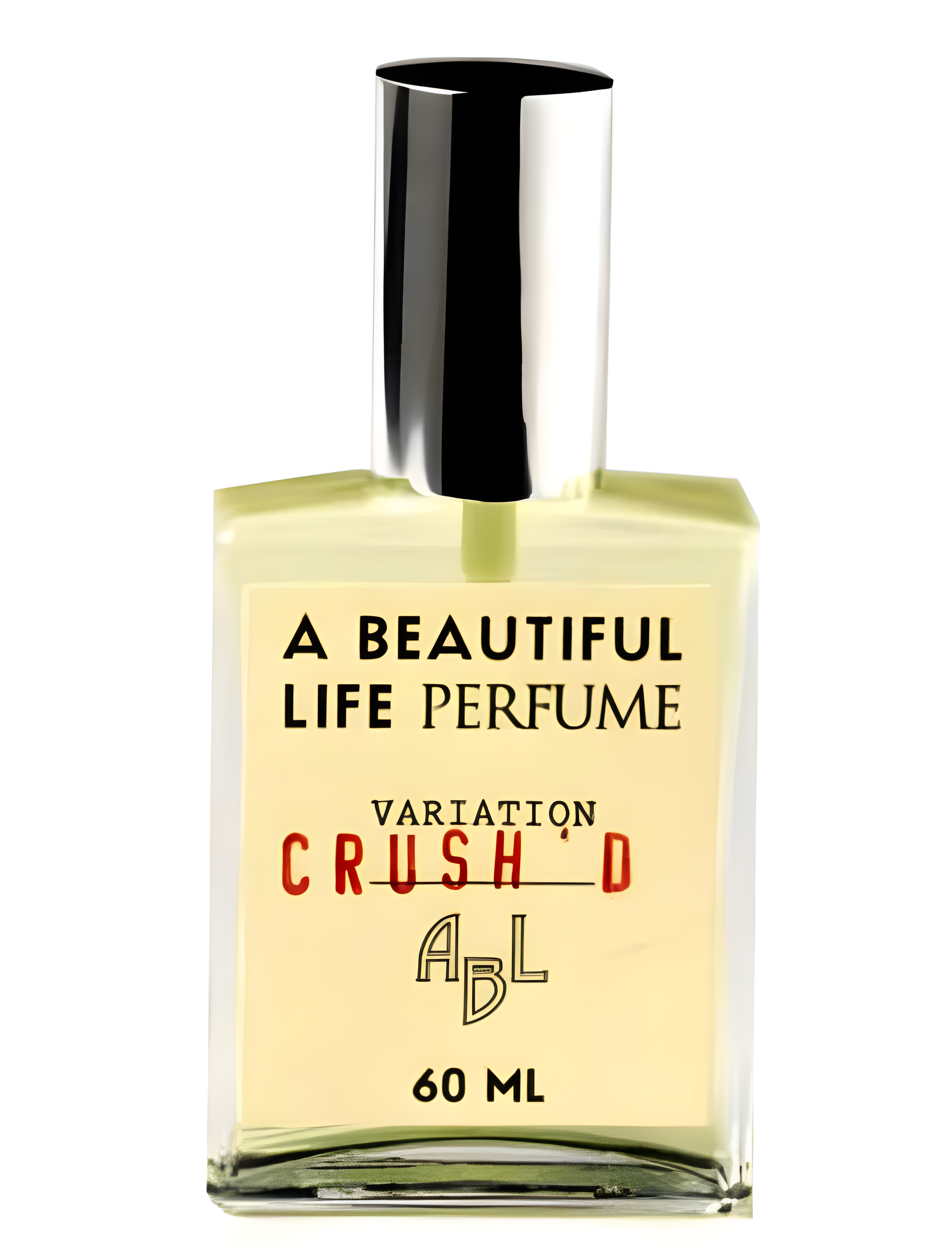 Crush'd by A Beautiful Life Brands perfume bottle