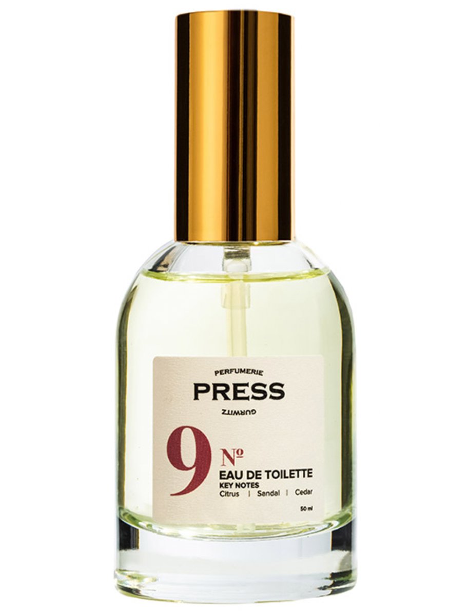 No. 9 by Press Gurwitz Perfumerie perfume bottle