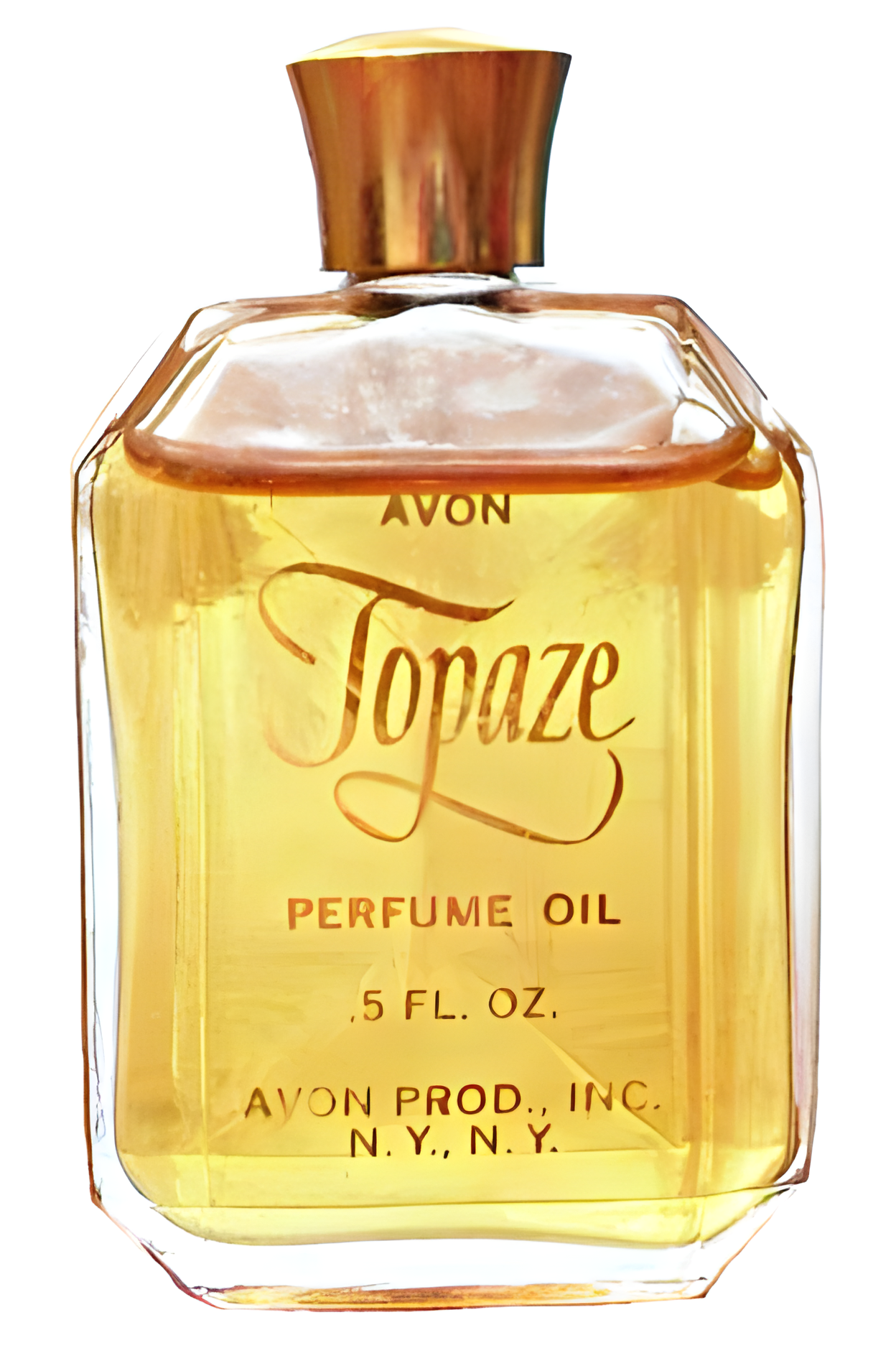 Topaze by Avon perfume bottle