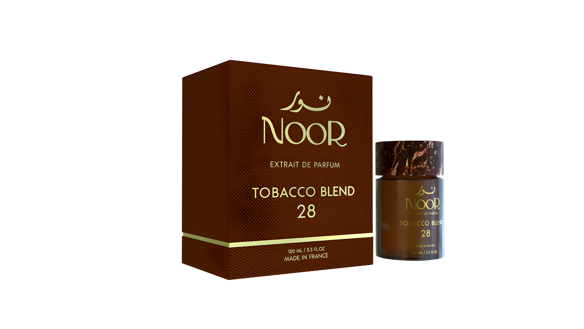 Tobbaco Blend 28 by NOOR perfume bottle