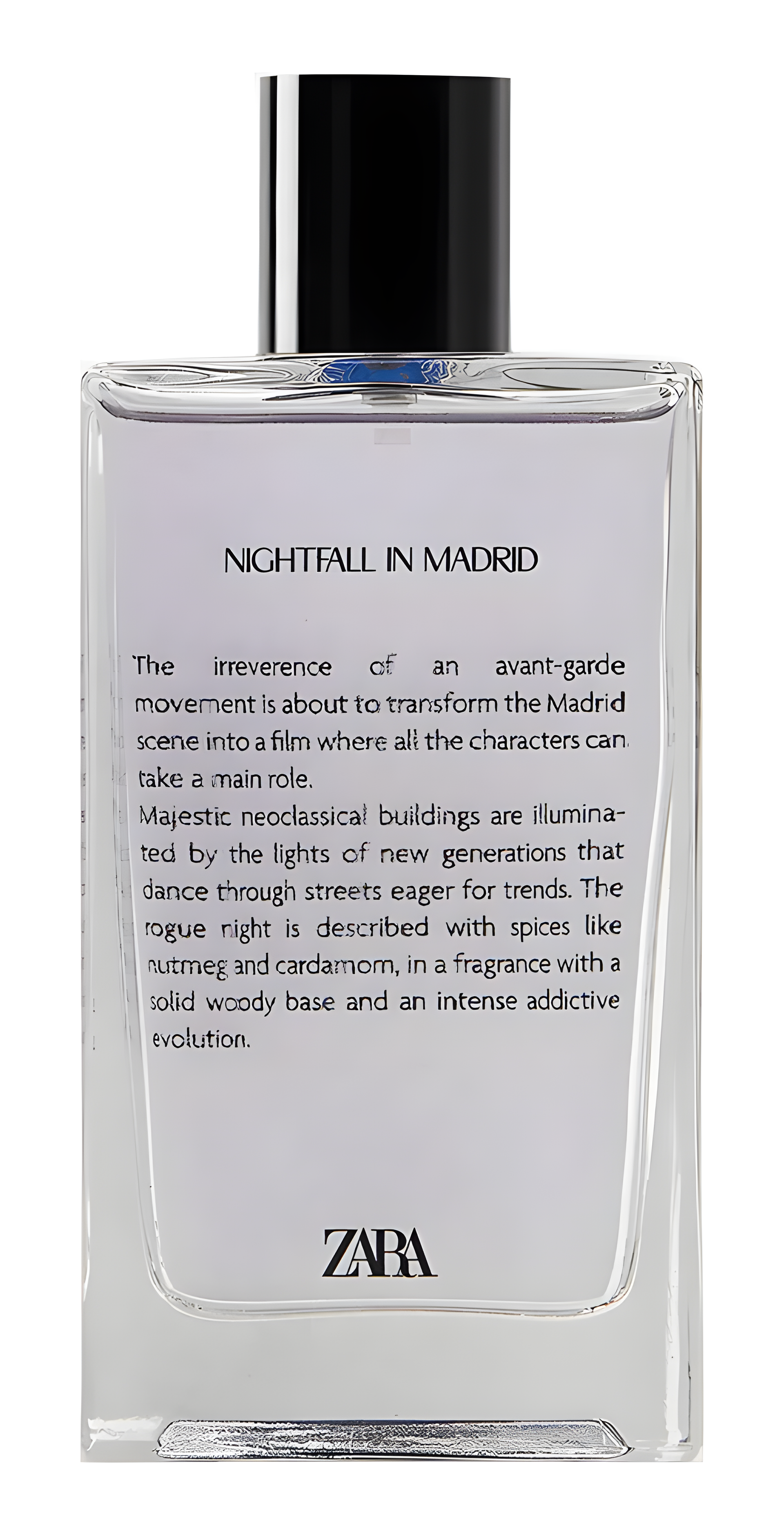 Nightfall in Madrid by Zara perfume bottle