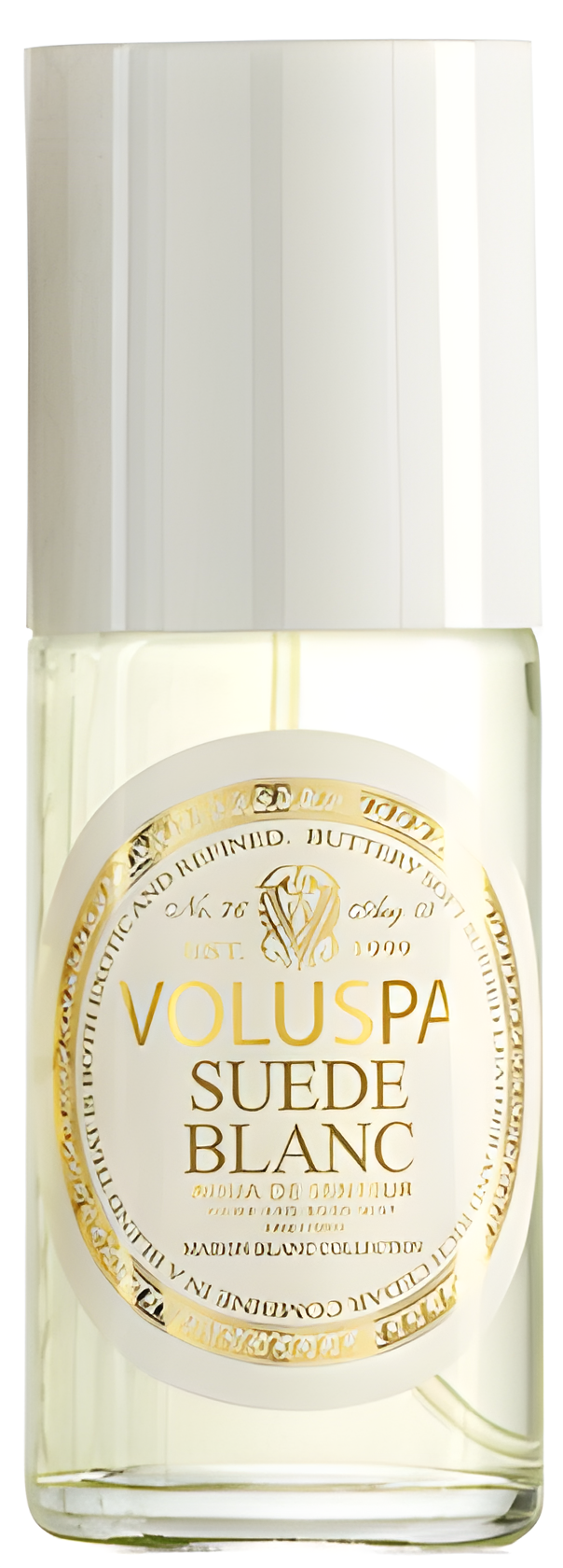Suede Blanc by Voluspa perfume bottle