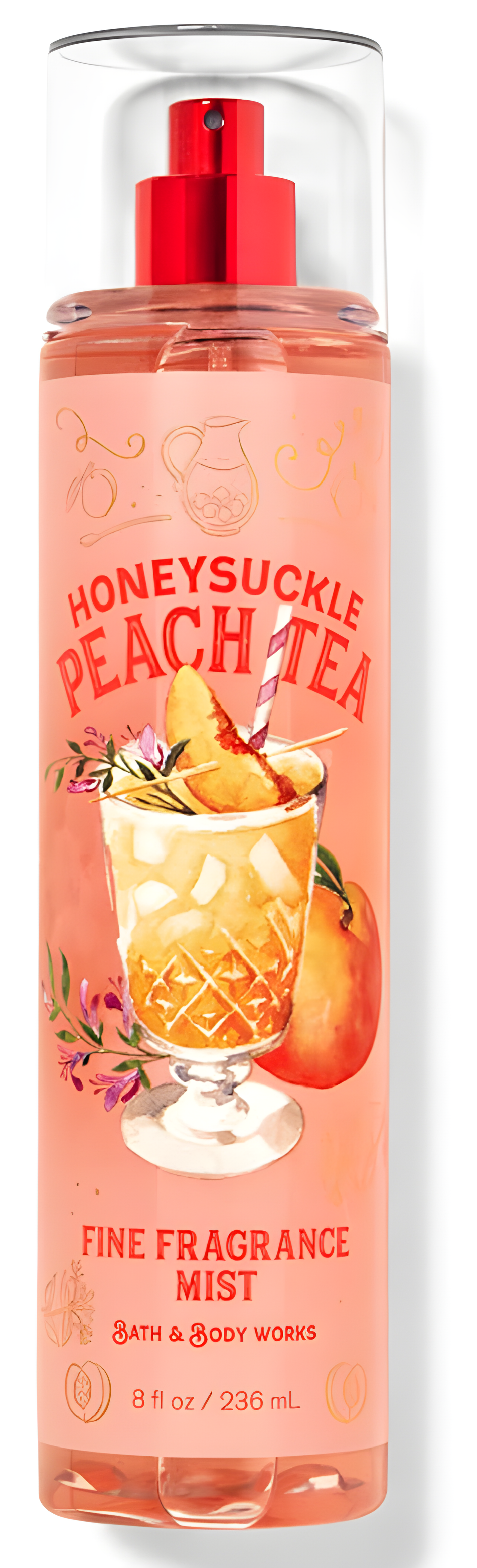 Honeysuckle Peach Tea by Bath & Body Works perfume bottle