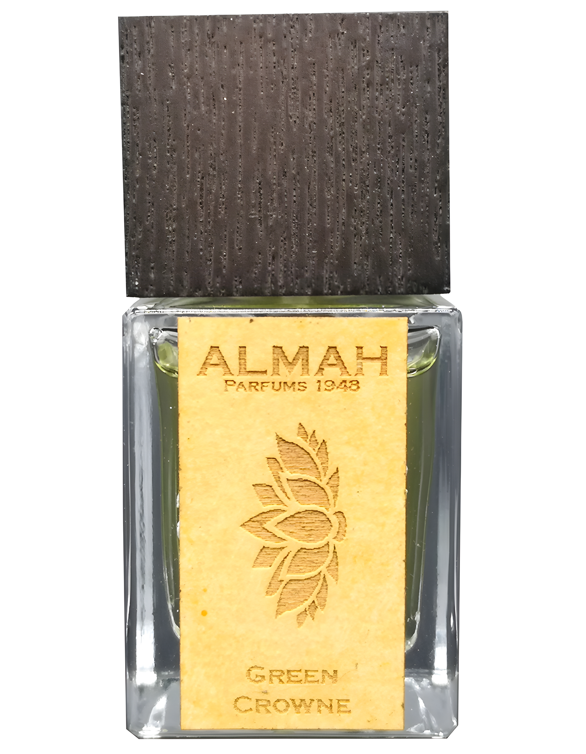 Green Crowne by Almah Parfums 1948 perfume bottle