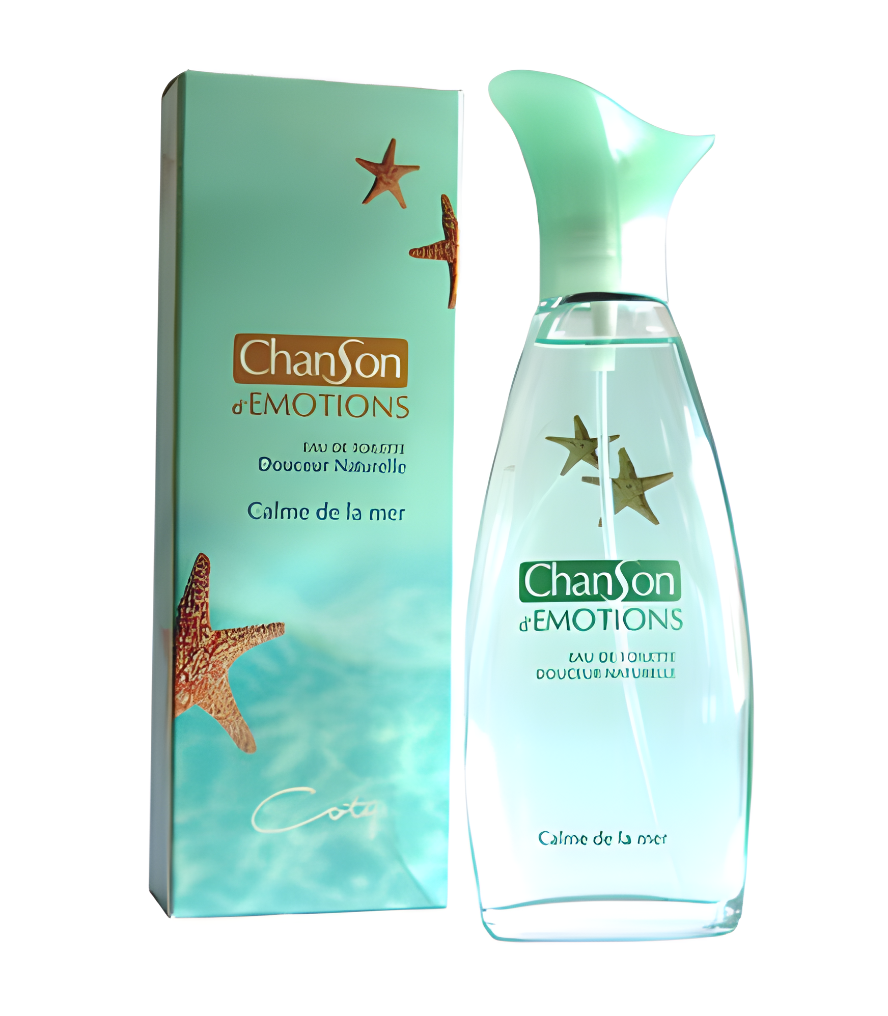 Chanson ďEmotions Calme de La Mer by Coty perfume bottle