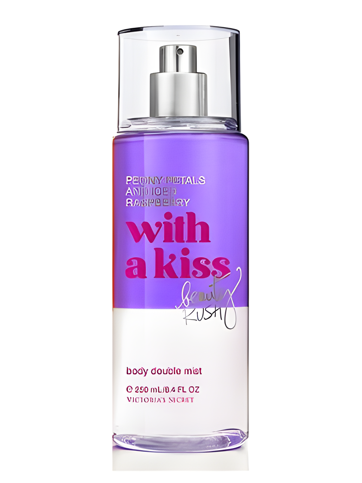 With a Kiss Fragrance Mist by Victoria's Secret perfume bottle