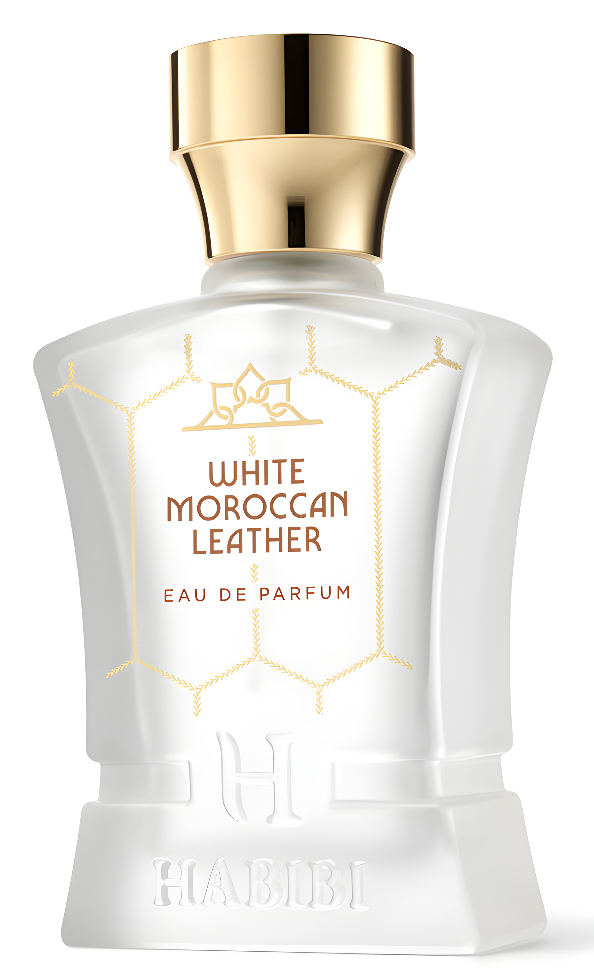 White Moroccan Leather by Habibi NY perfume bottle