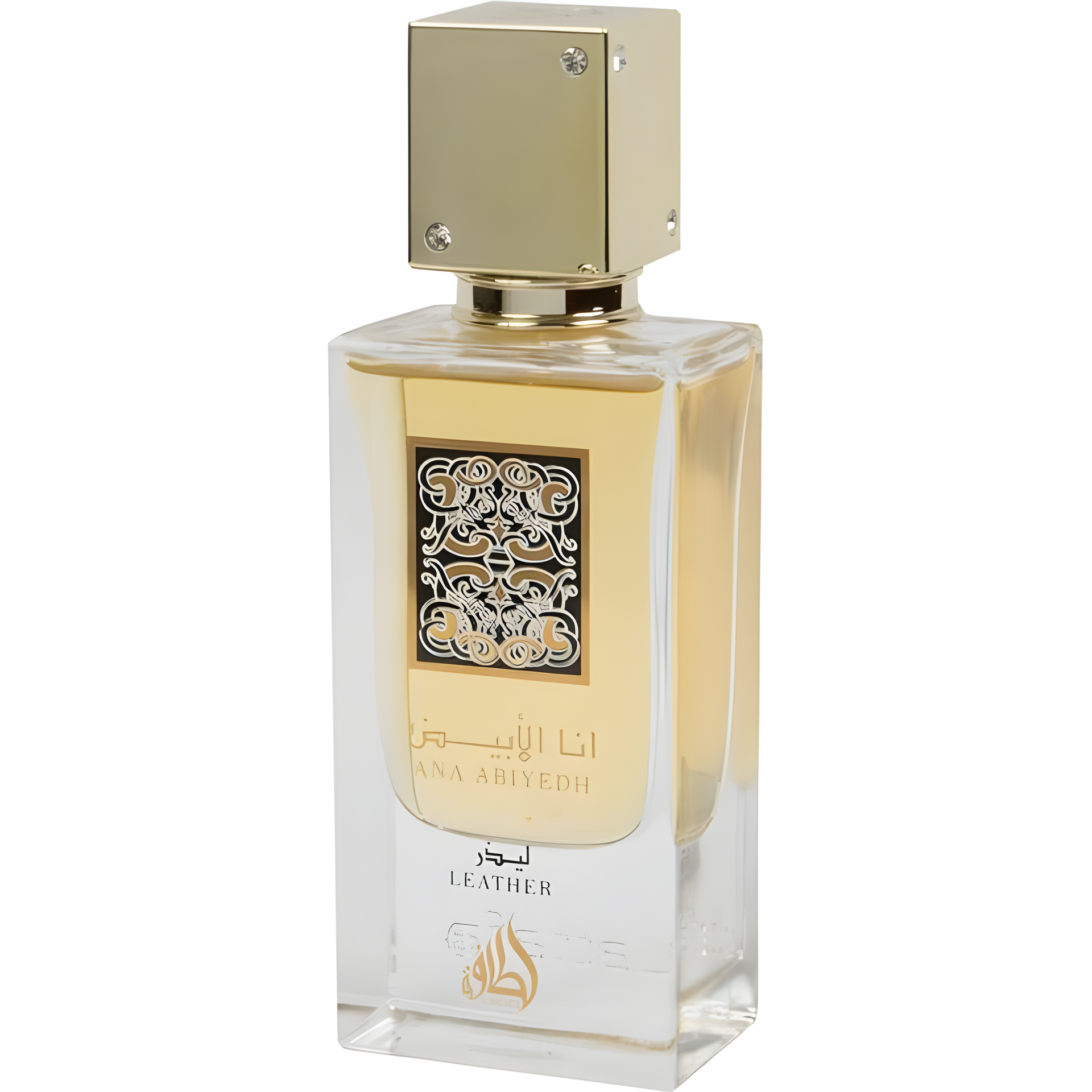 Ana Abiyedh Leather by Lattafa Perfumes perfume bottle