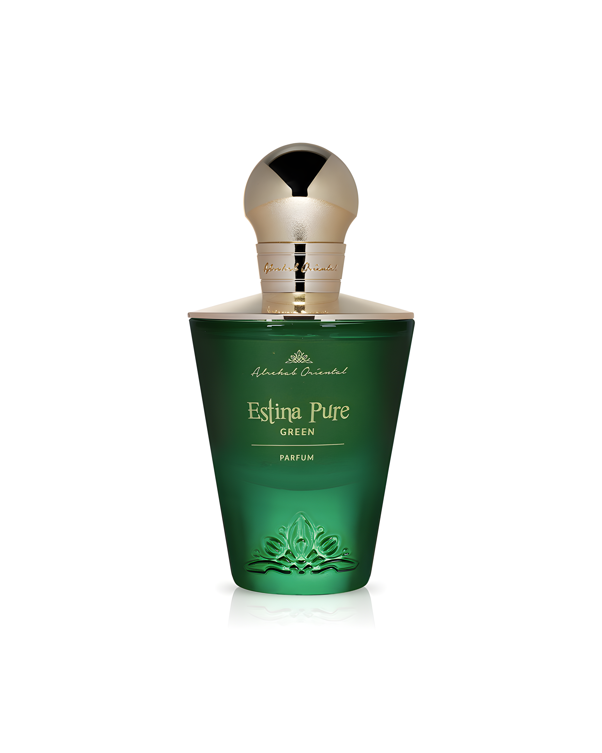 ESTINA PURE GREEN by Alrehab Oriental perfume bottle