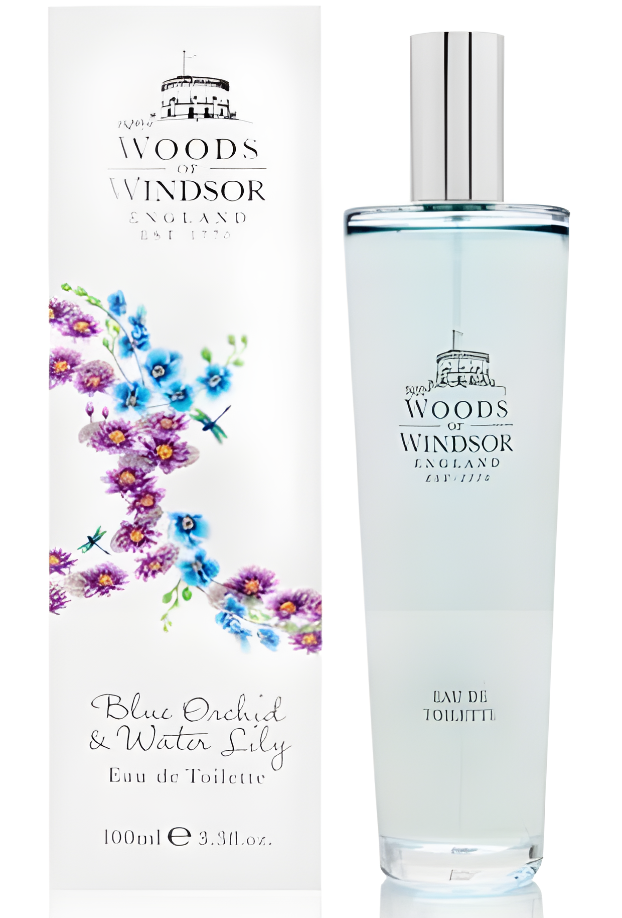 Blue Orchid & Water Lily by Woods of Windsor perfume bottle