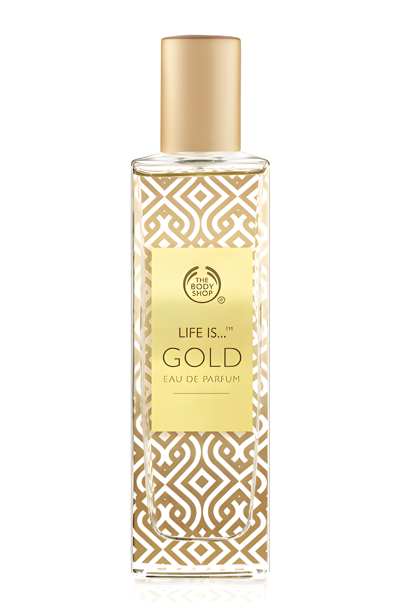 Life Is Gold by The Body Shop perfume bottle
