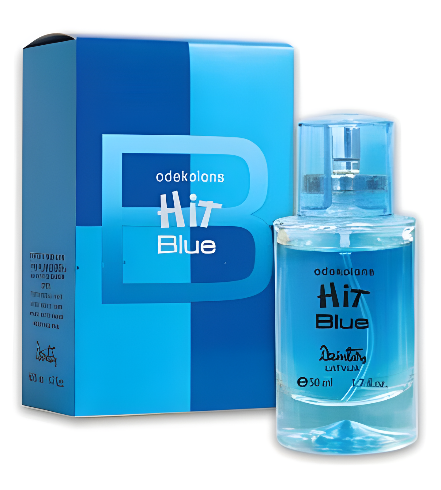 Hit Blue by Dzintars perfume bottle